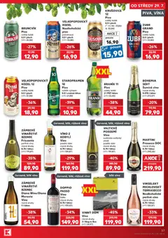 Náhled letáku BOHEMIA SEKT, Šumivé víno různé druhy 0,375 l láhev od 29.07.2026 | Strana: 37