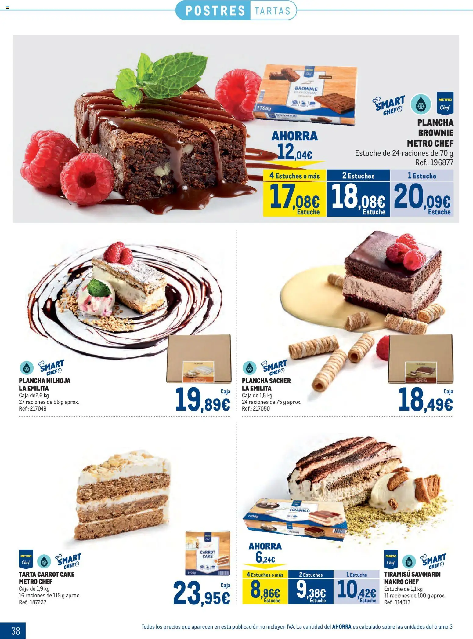Makro Congelados Sur │ válido desde el 04.05.2026 | Página: 38 | Productos: Chocolate, Plancha, Caja