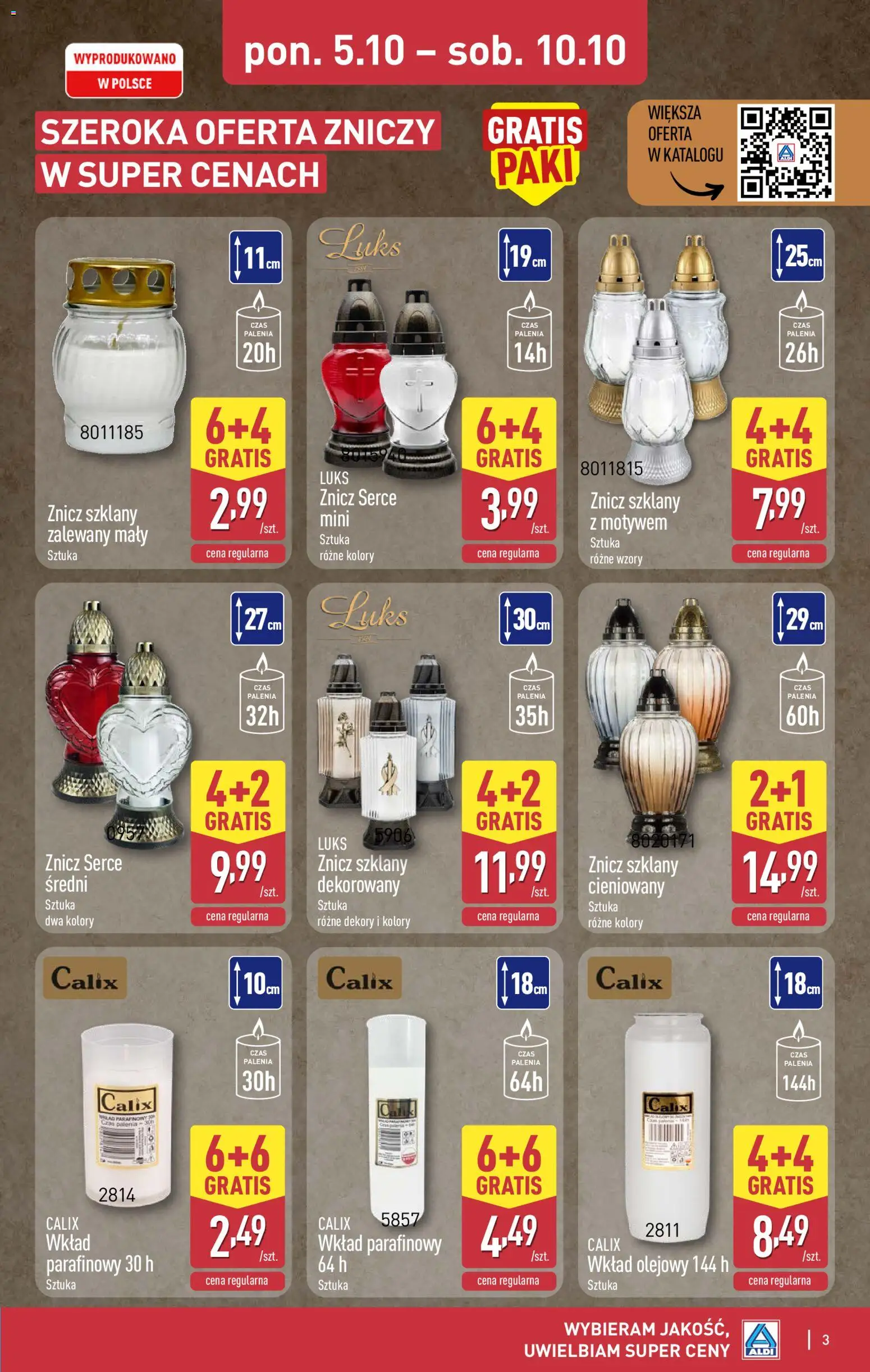 Aldi Polsko leták - Ostatnie sztuki w wybranych sklepach od 07.10.2026 | Strana: 3
