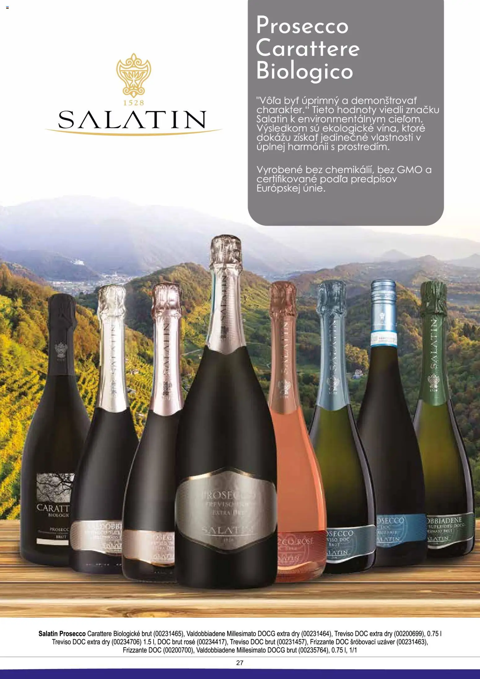 Nové KON - RAD akcie – leták je platný od 13.06.2026 | Strana: 27 | Produkty: Prosecco