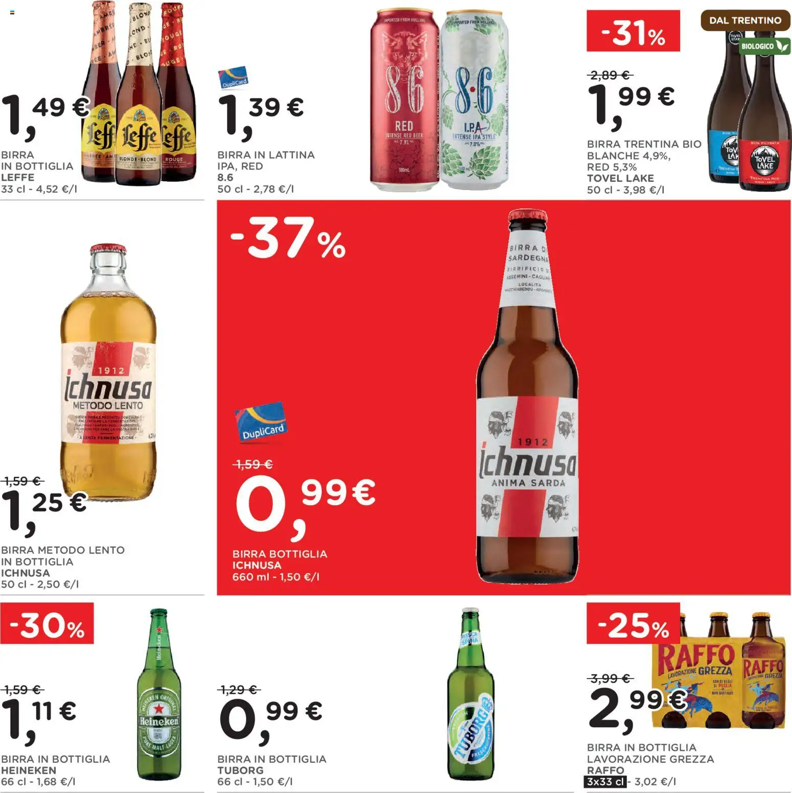 Volantino Poli del 29/07/2026 | Pagina: 25 | Prodotti: Birra, Cereali, Heineken, Bottiglia
