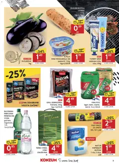 RADENSKA PRIRODNA MINERALNA VODA, gazirana, negazirana, 1,5l, 1l=0,57EUR - Pregled kataloga iz trgovine Konzum, vrijedi od 06.05.2026 | Stranica: 3
