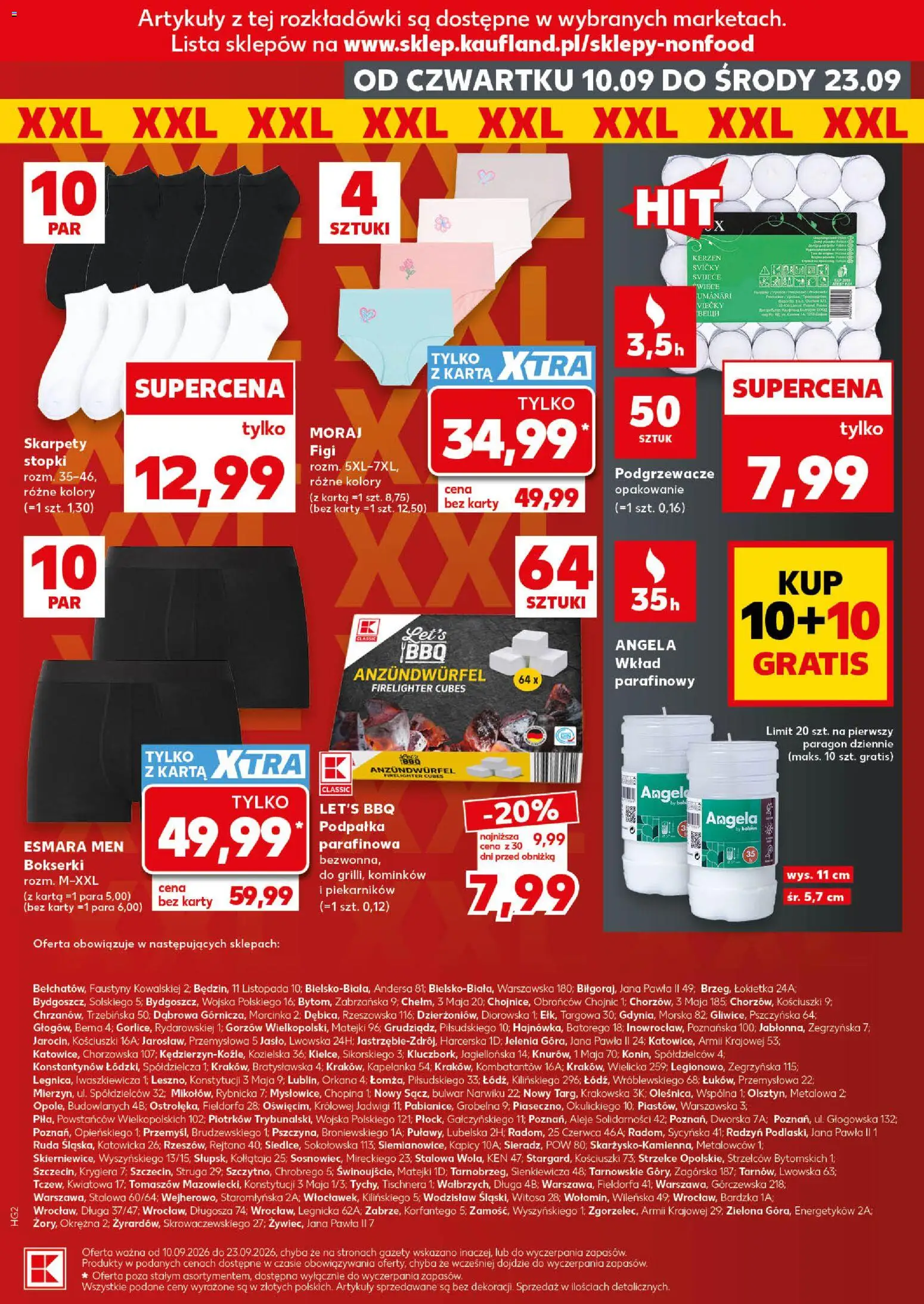 Kaufland Polsko leták - Złap okazje od 10.09.2026 | Strana: 17 | Produkty: Svíčky, Karty