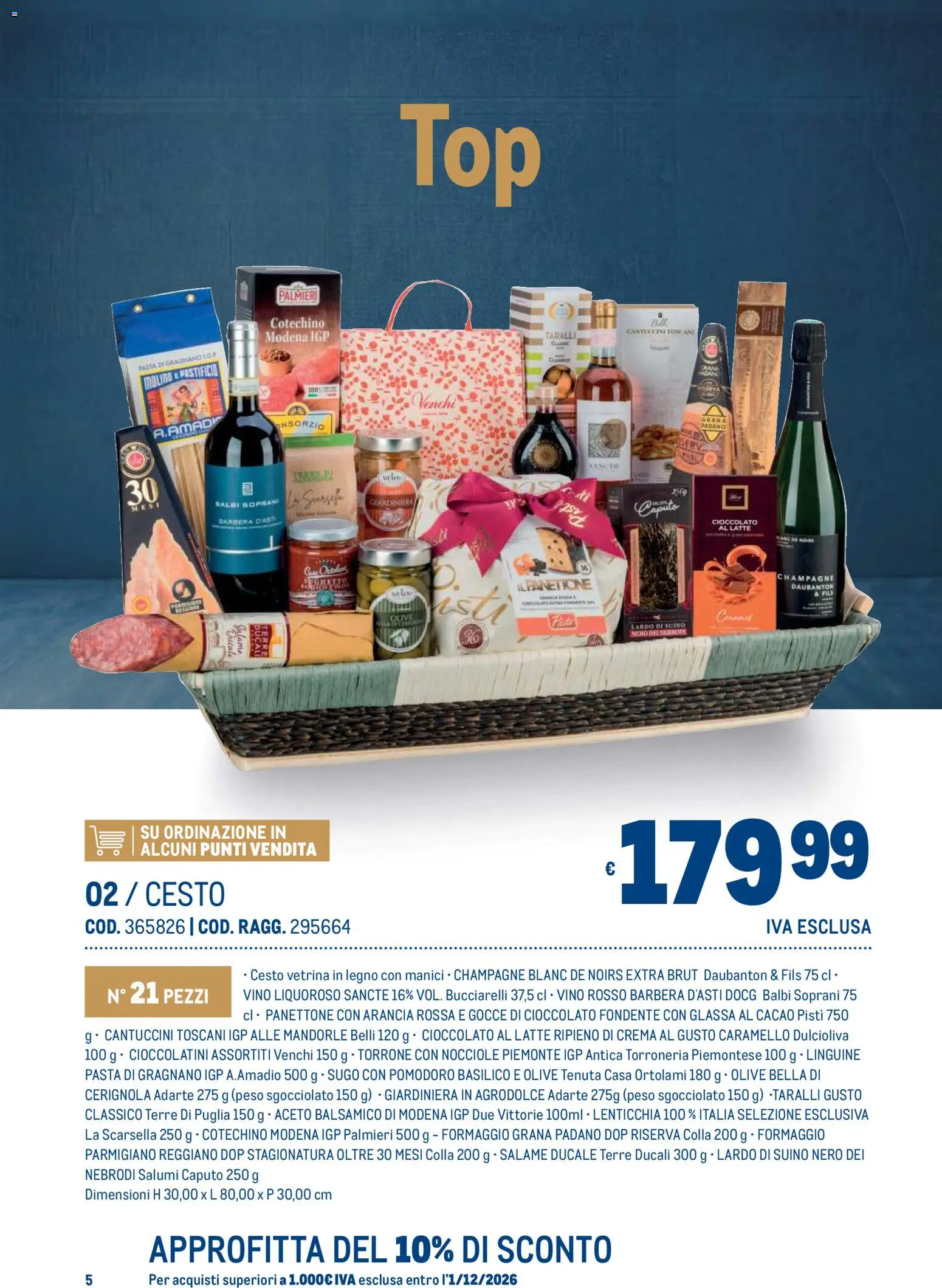 Volantino Metro del 19/10/2026 | Pagina: 5 | Prodotti: Crema, Linguine, Latte, Glassa