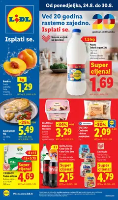 Lidl Katalog - Pregled kataloga iz trgovine Lidl, vrijedi od 24.08.2026