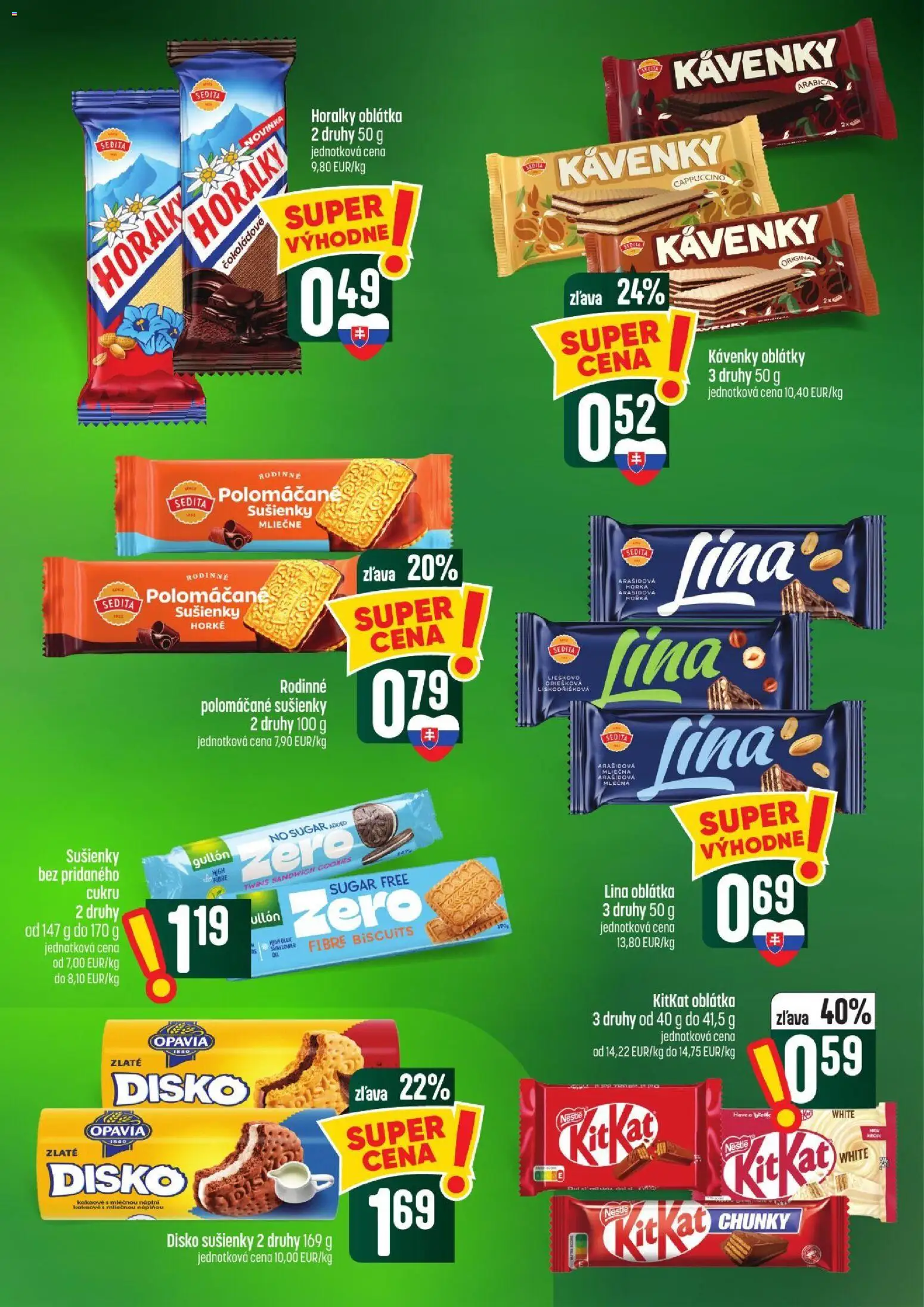 Nové COOP Jednota akcie – leták je platný od 15.10.2026 | Strana: 35 | Produkty: Sušienky, Oblátky, Cappuccino, Horálky