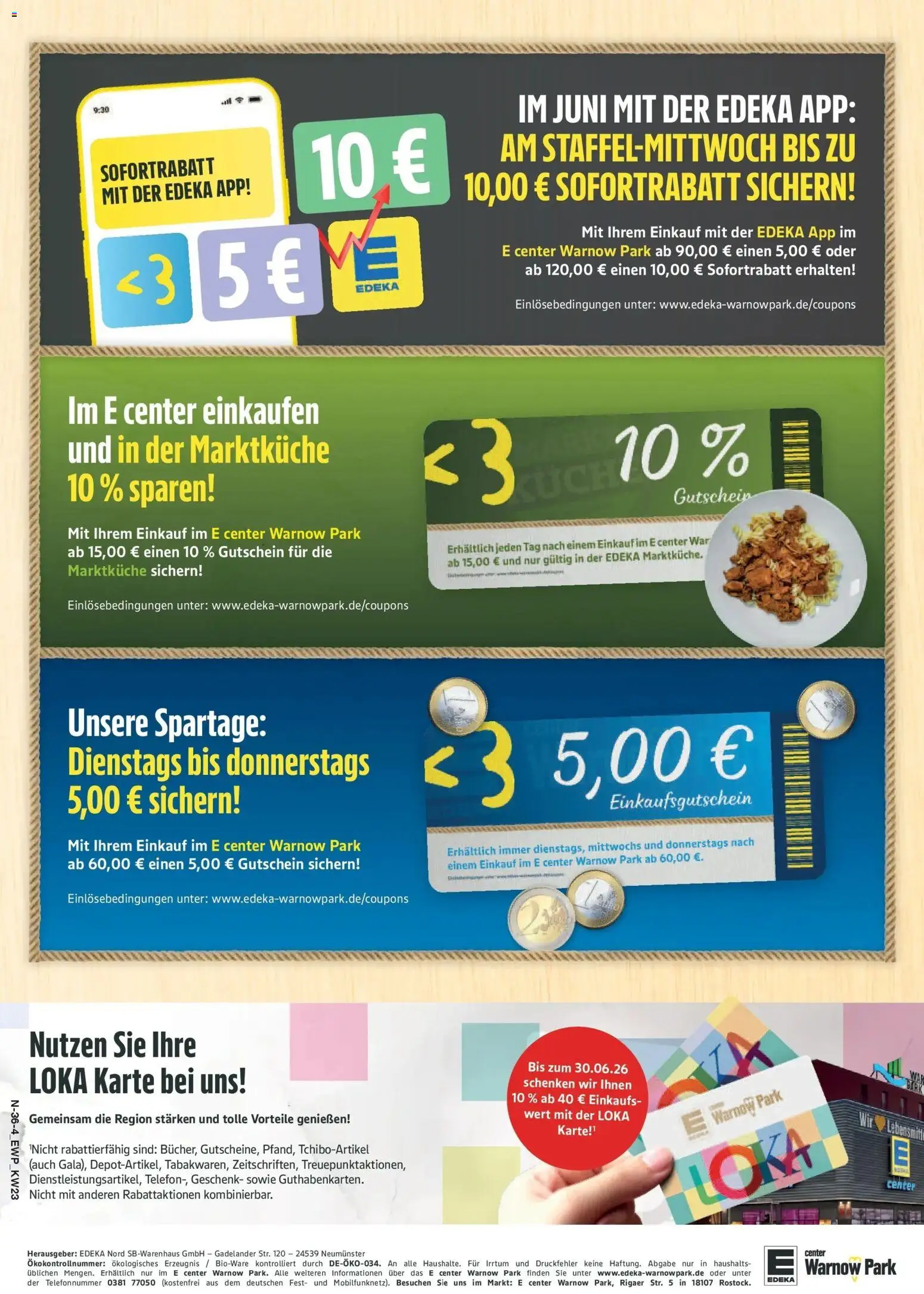 Edeka prospekt Rostock – gültig ab 01.06.2026 | Seite: 36