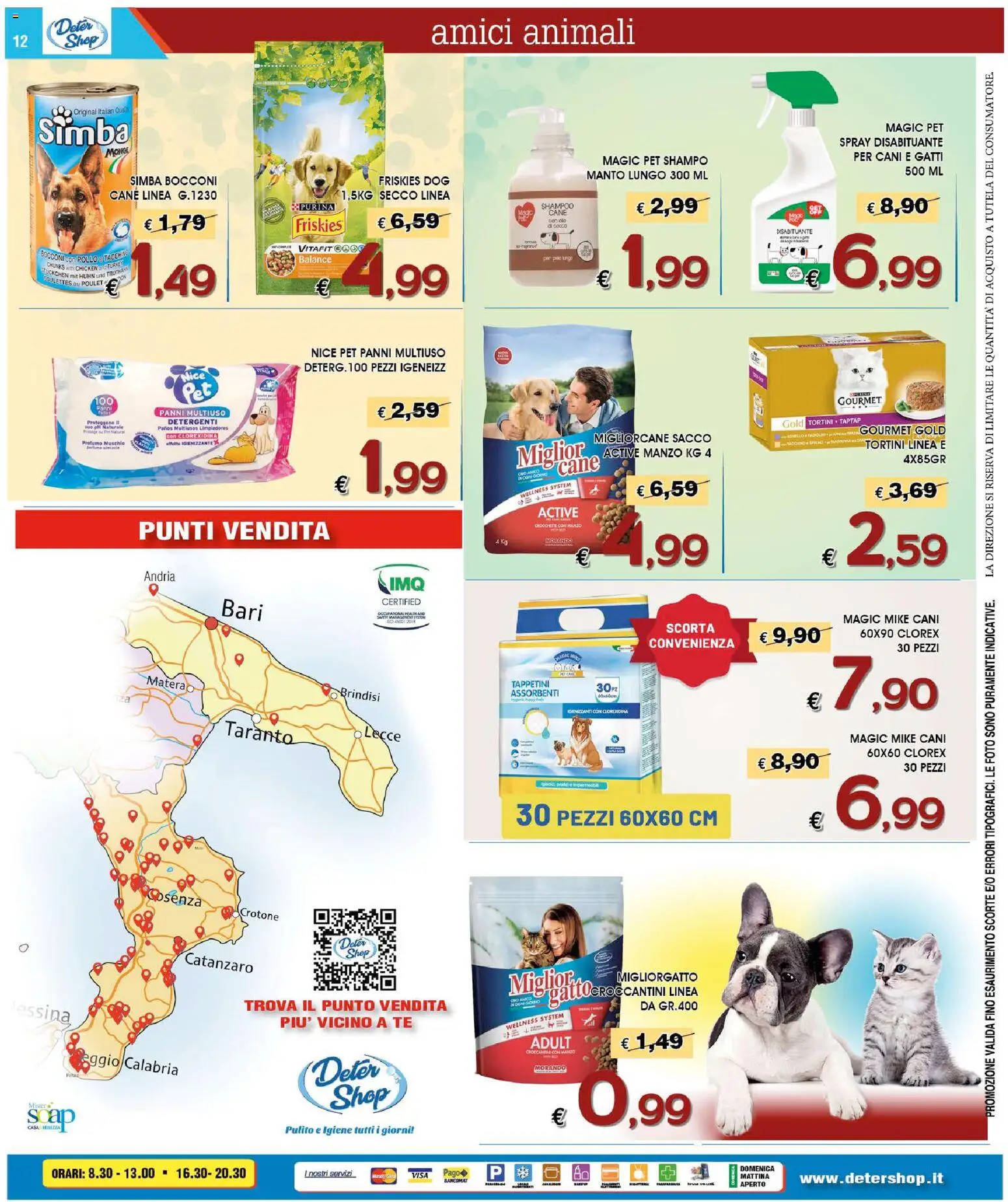 Volantino Deter Shop del 01.05.2026 | Pagina: 12 | Prodotti: Shampoo, Pollo, Tè, Profumo