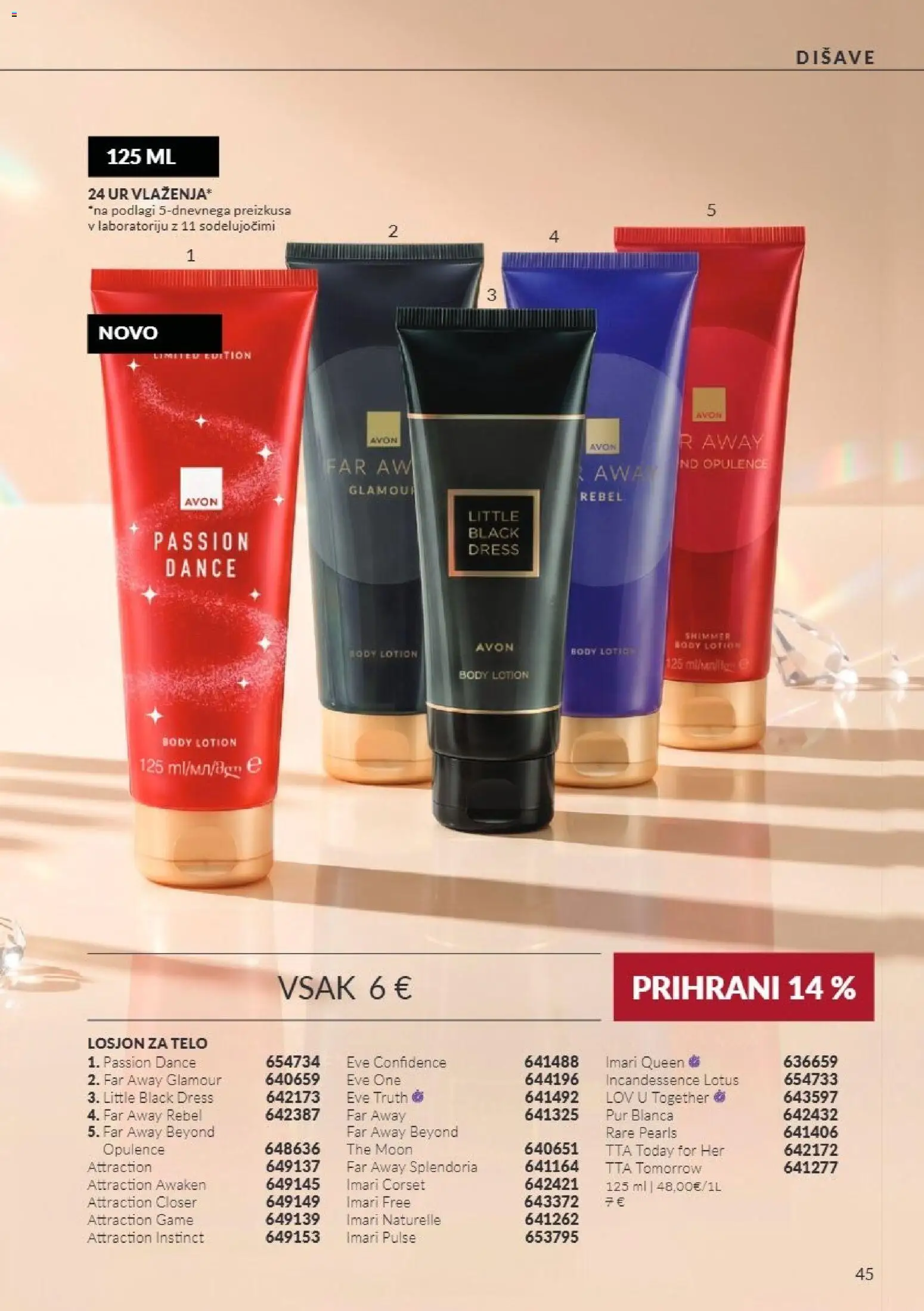 Novi Avon katalog ponudbe – veljaven od 01.11.2026 | Stran: 45 | Izdelki: Lotus