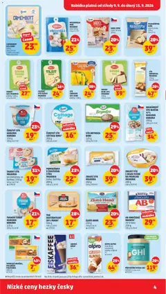 Náhled letáku Penny Market leták od 09.09.2026 | Strana: 4 | Produkty: Ghí, Gouda, Máslo, Tvaroh