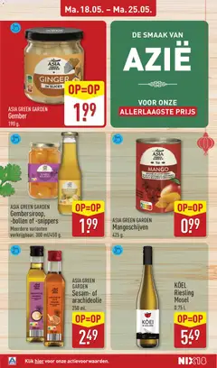 Aldi folder week 21 - Voorbeeld van een folder van Aldi, geldig van 18.05.2026 | Pagina: 32 | Producten: Olie, Bolletjes, Gember, Mango