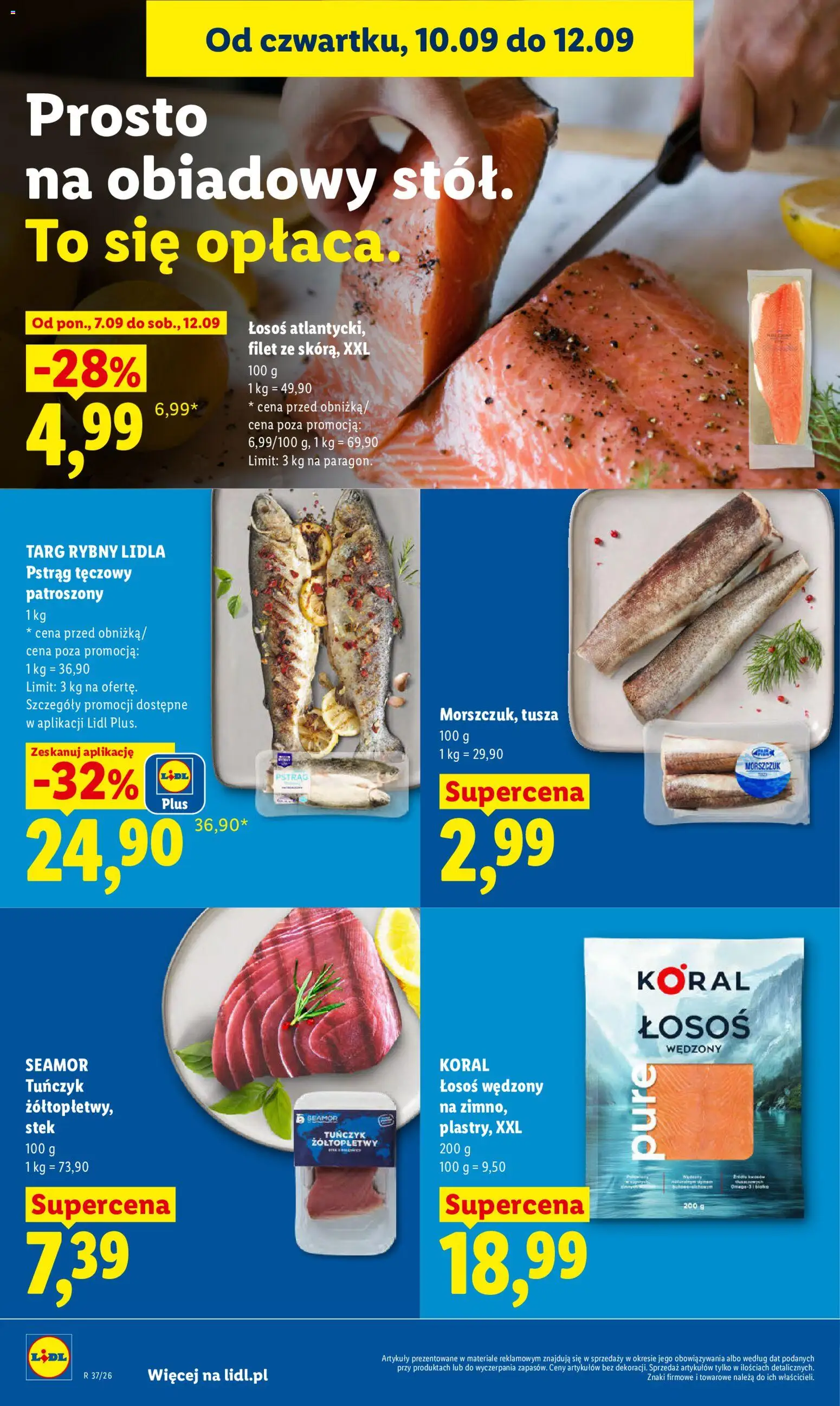 Lidl Polsko leták od 10.09.2026 | Strana: 56 | Produkty: Losos, Filet