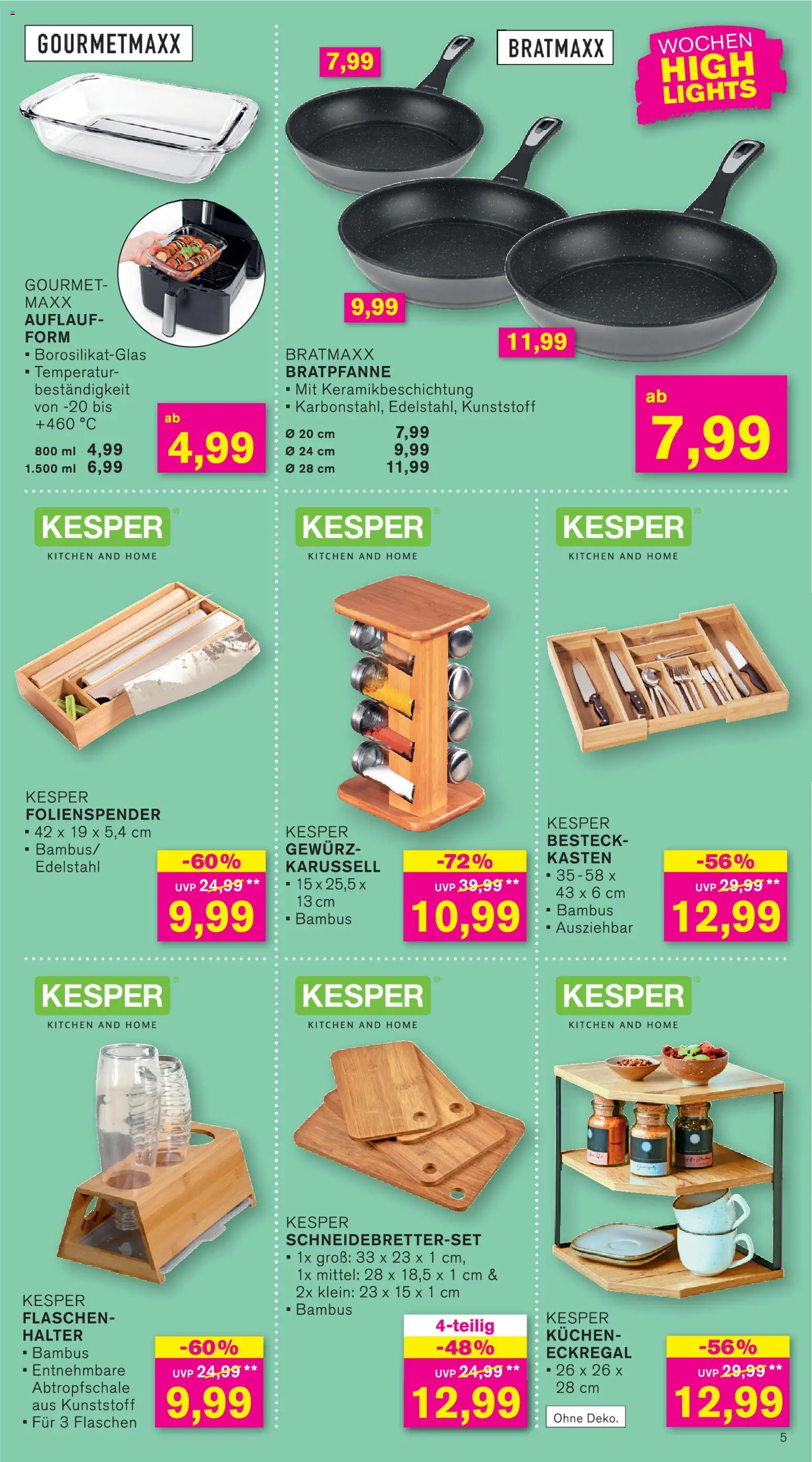 KODi Prospekt 	 – gültig ab 04.05.2026 | Seite: 5 | Produkte: Eckregal, Kuchen