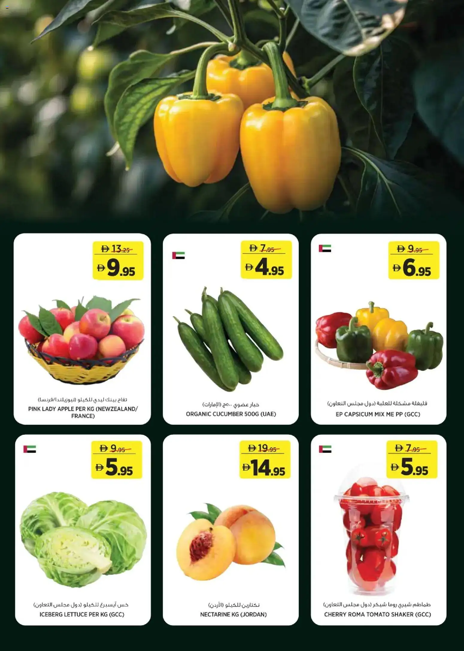 {H1} | Page: 2 | Products: Apple, Lettuce