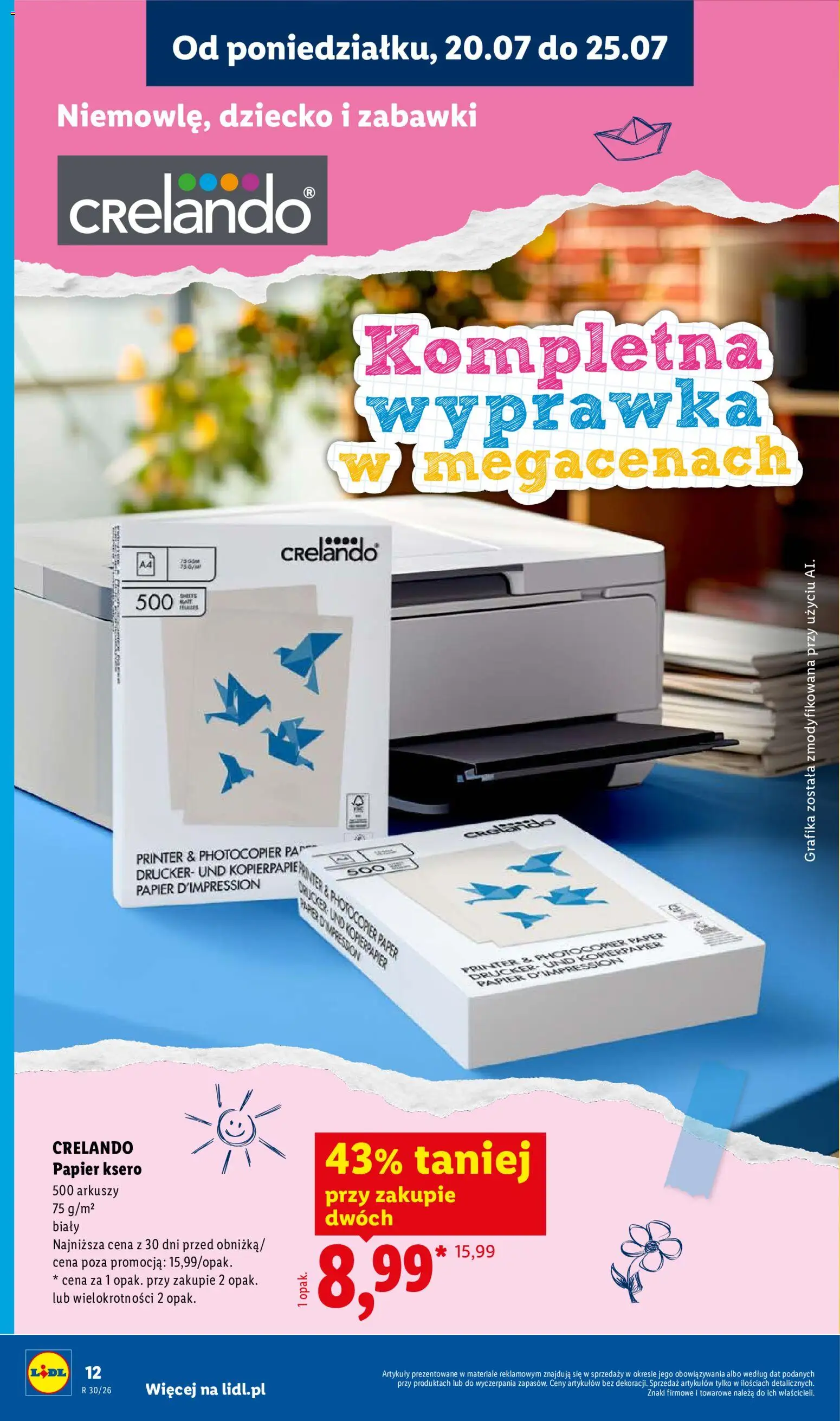 Lidl Katalog od 20.07.2026 | Strona: 12 | Produkty: Papier ksero