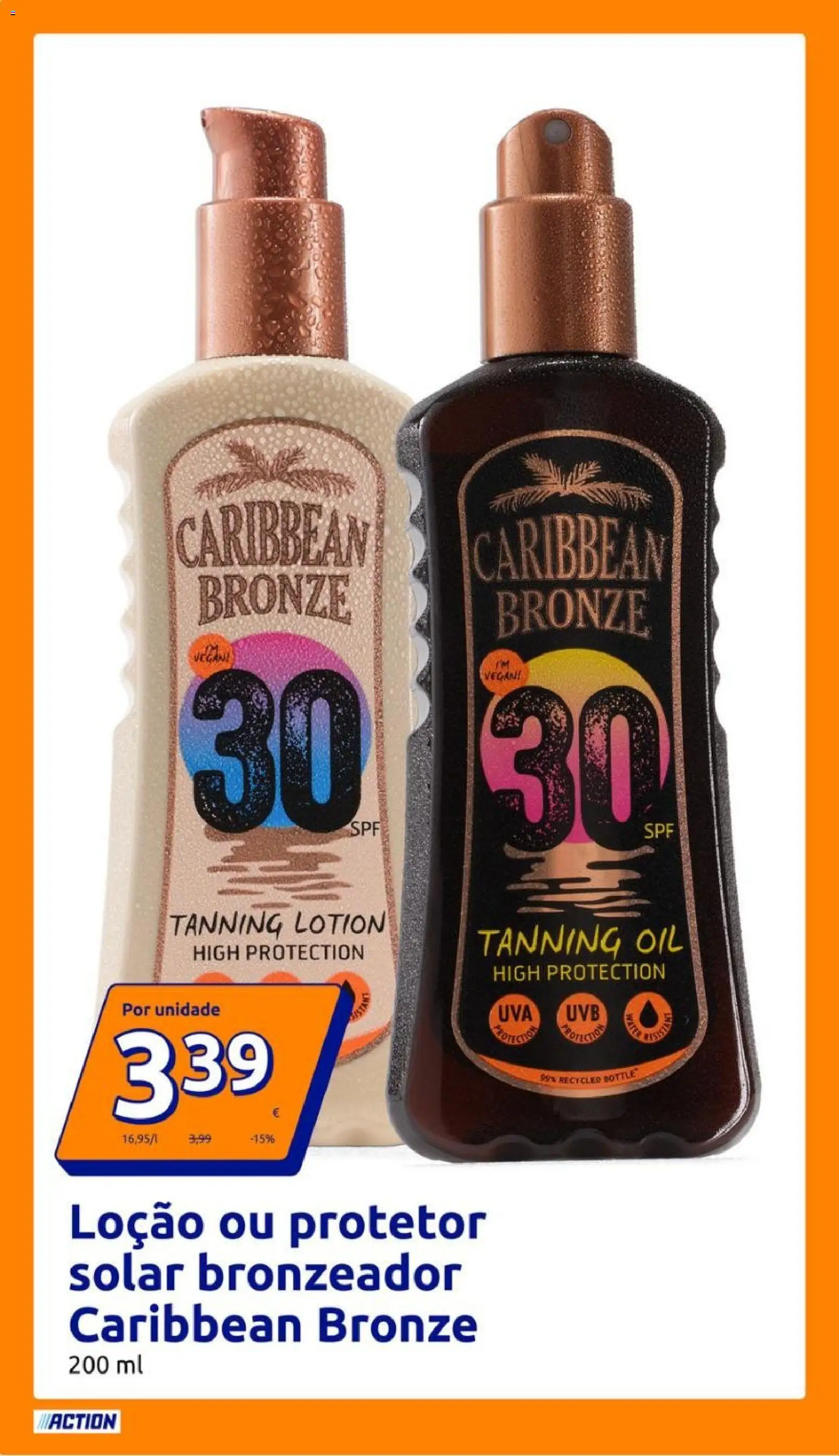 Action folheto │ válido de 24/06/2026 | Página: 16 | Produtos: Bronzeador, Protetor solar