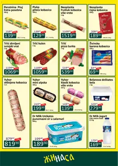 ŽINASA katalog - pregled ŽINASA kataloga - važi od 01.05.2026 | Strana: 2 | Proizvode: Sveže mleko, So, Svinjski vrat, Mleko
