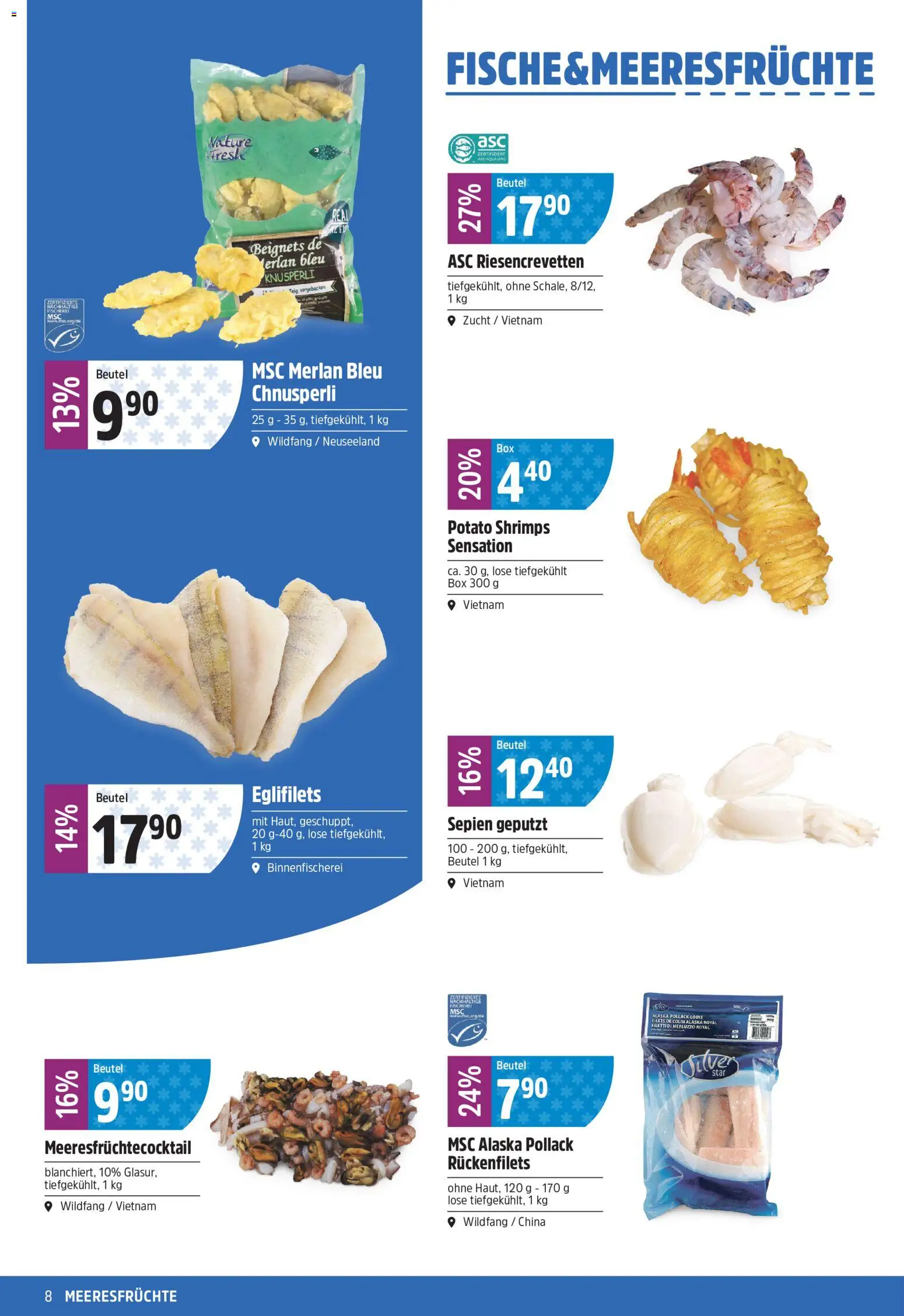TopCC aktionen – gültig ab 06.07.2026 | Seite: 8 | Produkte: Box, Meeresfrüchte