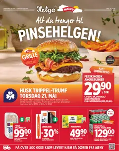 Forhåndsvisning av Meny Helgø kundeavis  gyldig fra 18.05.2026