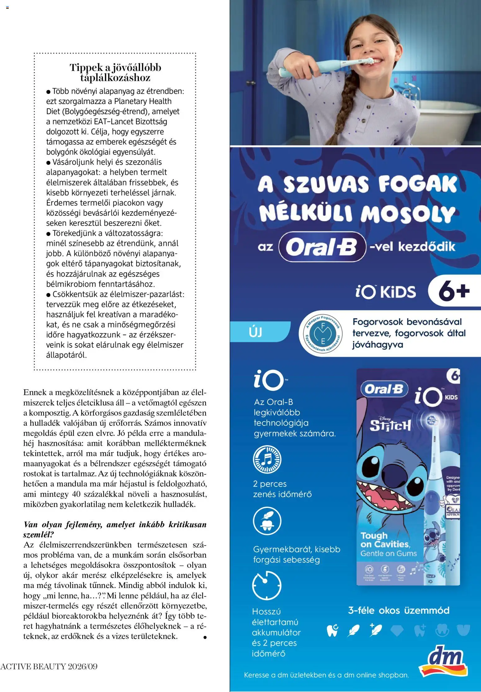 DM Drogerie Markt akciós ujság - amely érvényes a következő dátumtól: 2026.09.17. | Oldal: 75 | Termékek: Fogak, Élelmiszerek, Mandula, Akkumulátor