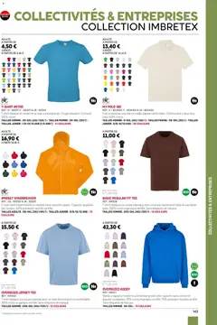 Sport 2000 - Prévisualisation de Sport 2000 Brochure 2026/2027 valide à partir de 01/01/2026 | Page: 143 | Produits: Polo, Coton, Sweat à capuche