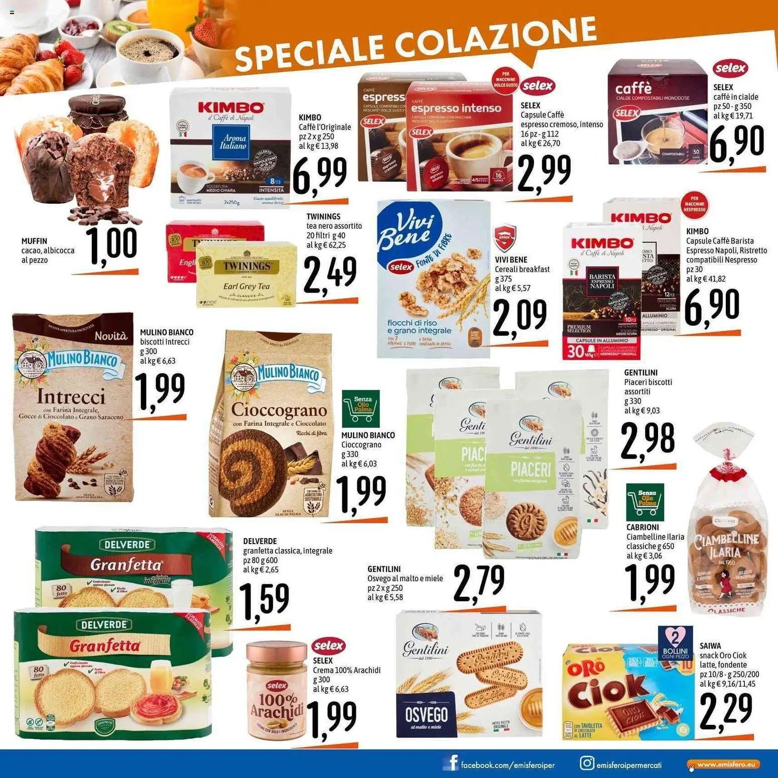 Volantino Emisfero del 30.04.2026 | Pagina: 5 | Prodotti: Crema, Latte, Farina, Arachidi