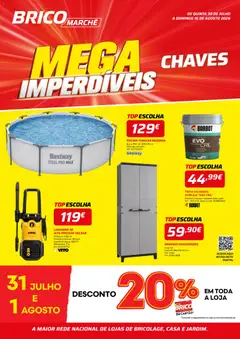 Pré-visualização BricoMarché Folheto 11 - Mega Imperdíveis - Chaves válido de 30/07/2026