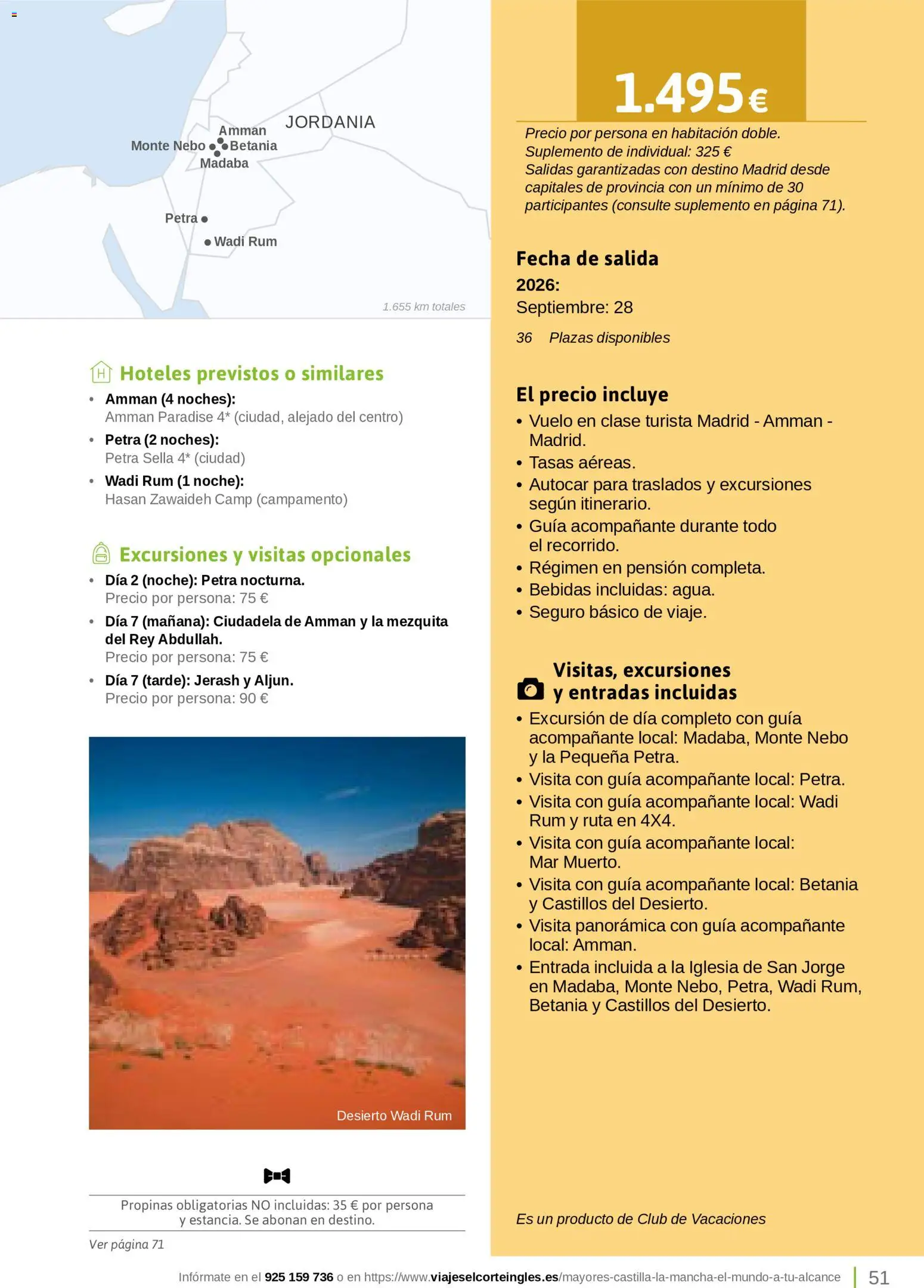 Viajes El Corte Inglés Turismo Social Castilla La Mancha │ válido desde el 01.04.2026 | Página: 51