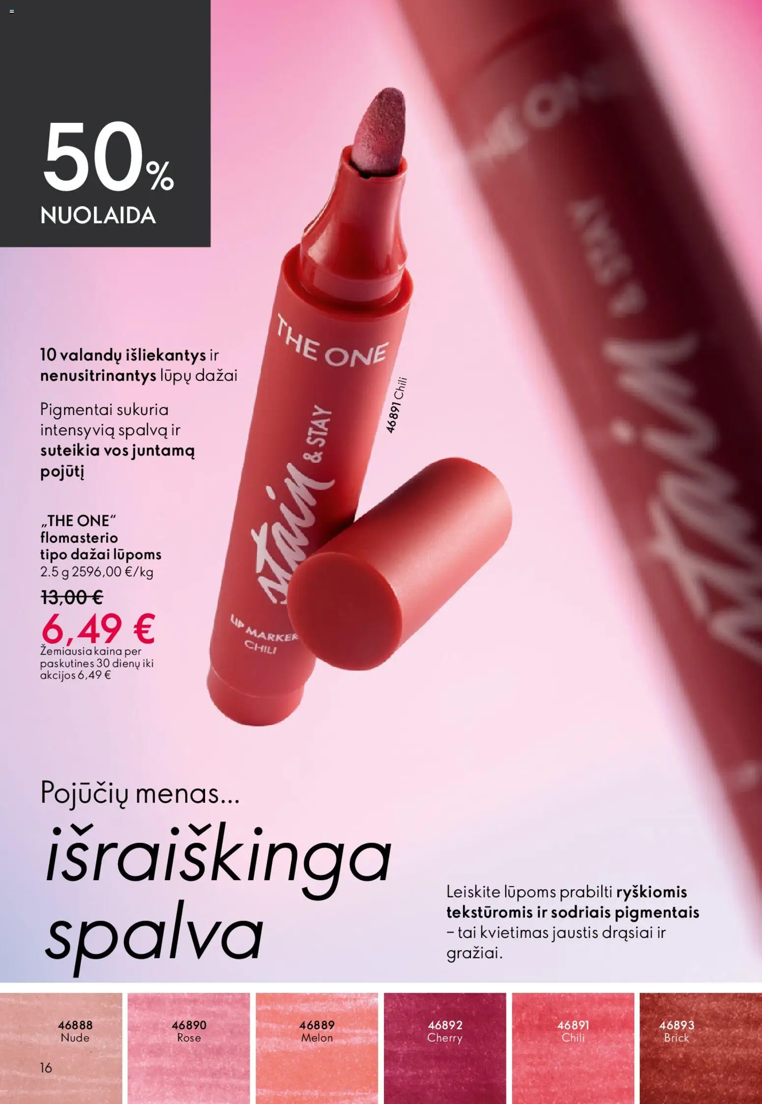 Oriflame akcijos nuo 22.04.2026 | Puslapis: 16