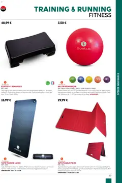 Sport 2000 - Prévisualisation de Sport 2000 Brochure 2026/2027 valide à partir de 01/01/2026 | Page: 127 | Produits: Poids, Mousse, Tapis, Livre