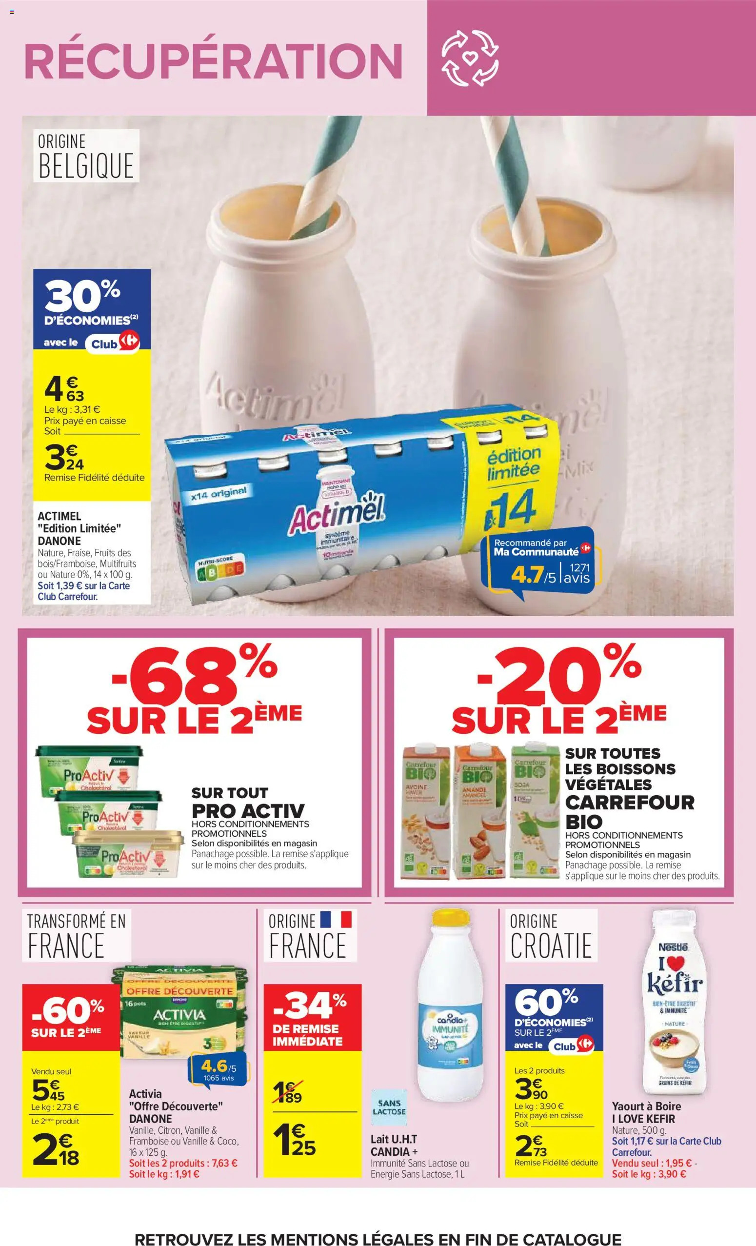 {H1} | Page: 42 | Produits: Boissons, Kefir, Boissons végétales, Fruits