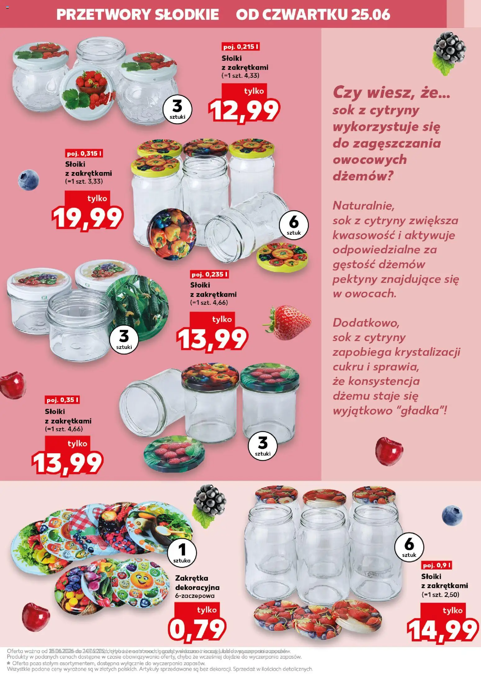 Kaufland Polsko leták - Kochamy przetwory od 25.06.2026 | Strana: 3