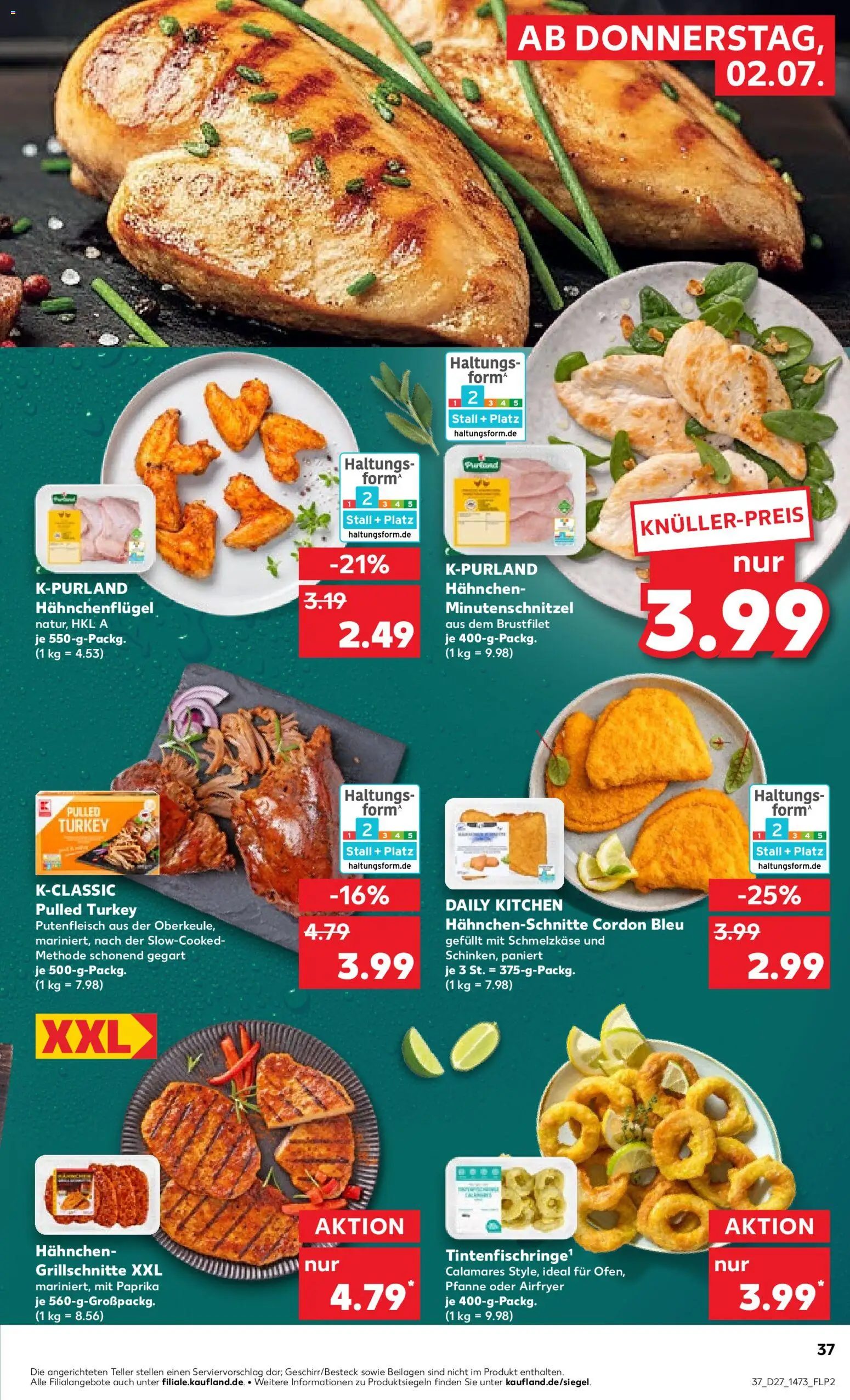 Kaufland Prospekt – gültig ab 02.07.2026 | Seite: 37 | Produkte: Hahnchen, Paprika