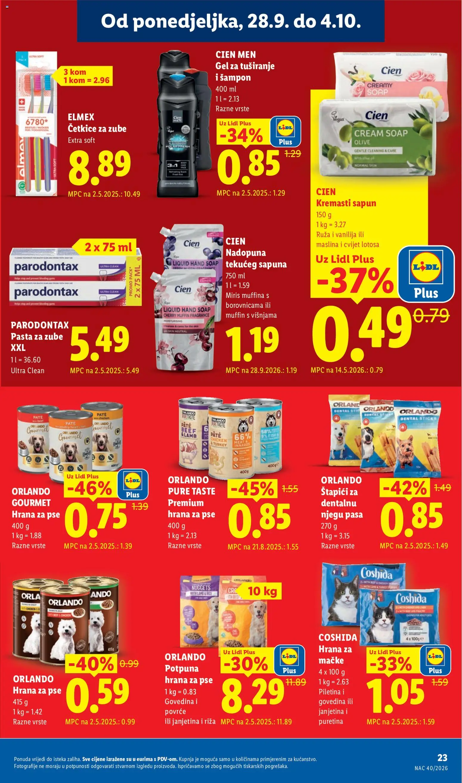 Lidl katalog | vrijedi od 28.09.2026 | Stranica: 23