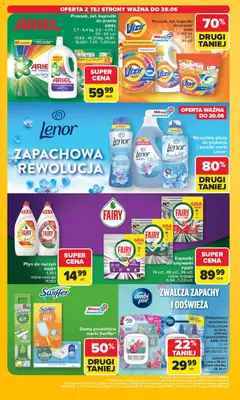 Pogląd oferty "Carrefour gazetka" - ważna od 22.06.2026 | Strona: 45 | Produkty: Odświeżacz, Fairy platinum, Ariel, Fairy