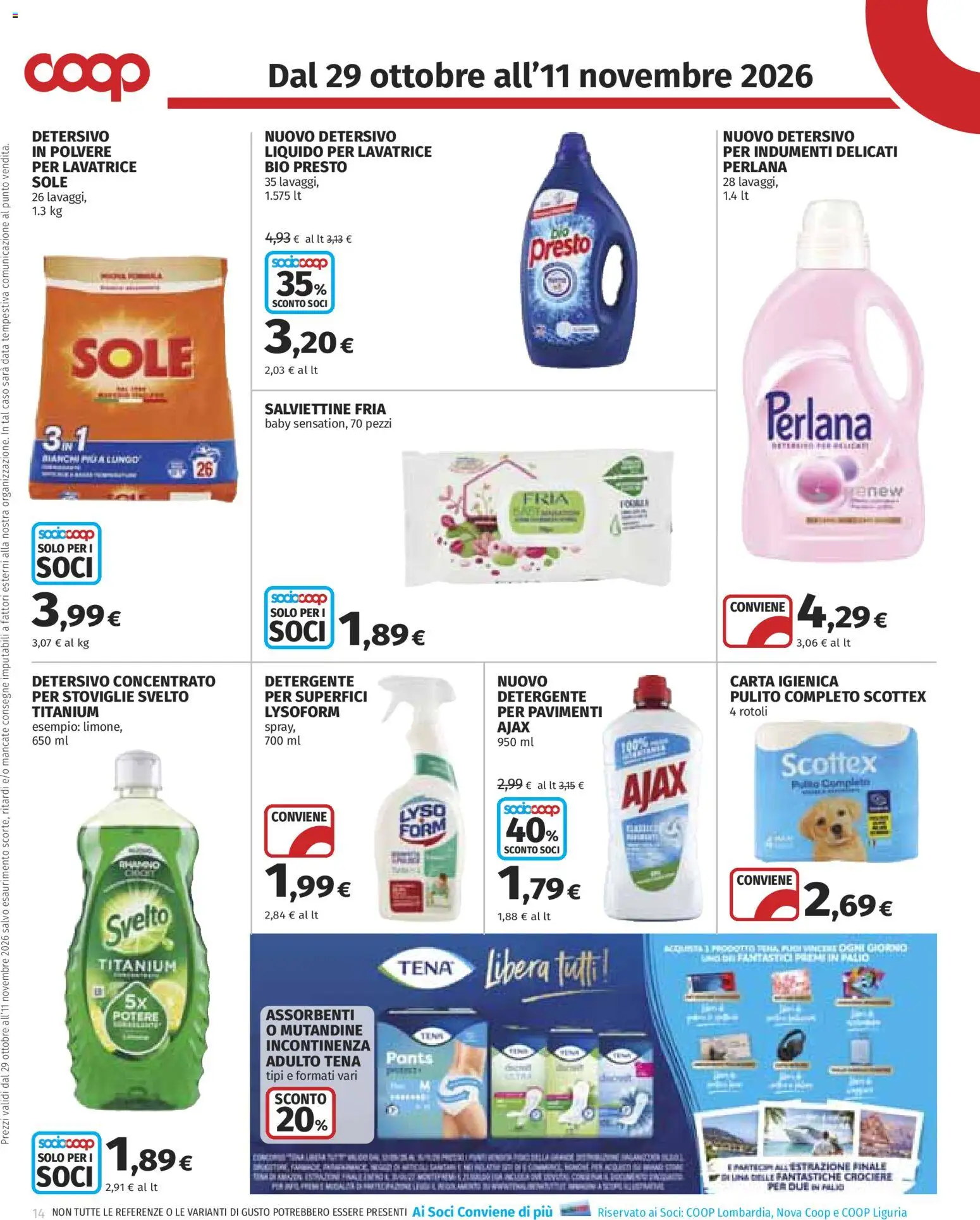 Volantino COOP del 29/10/2026 | Pagina: 14
