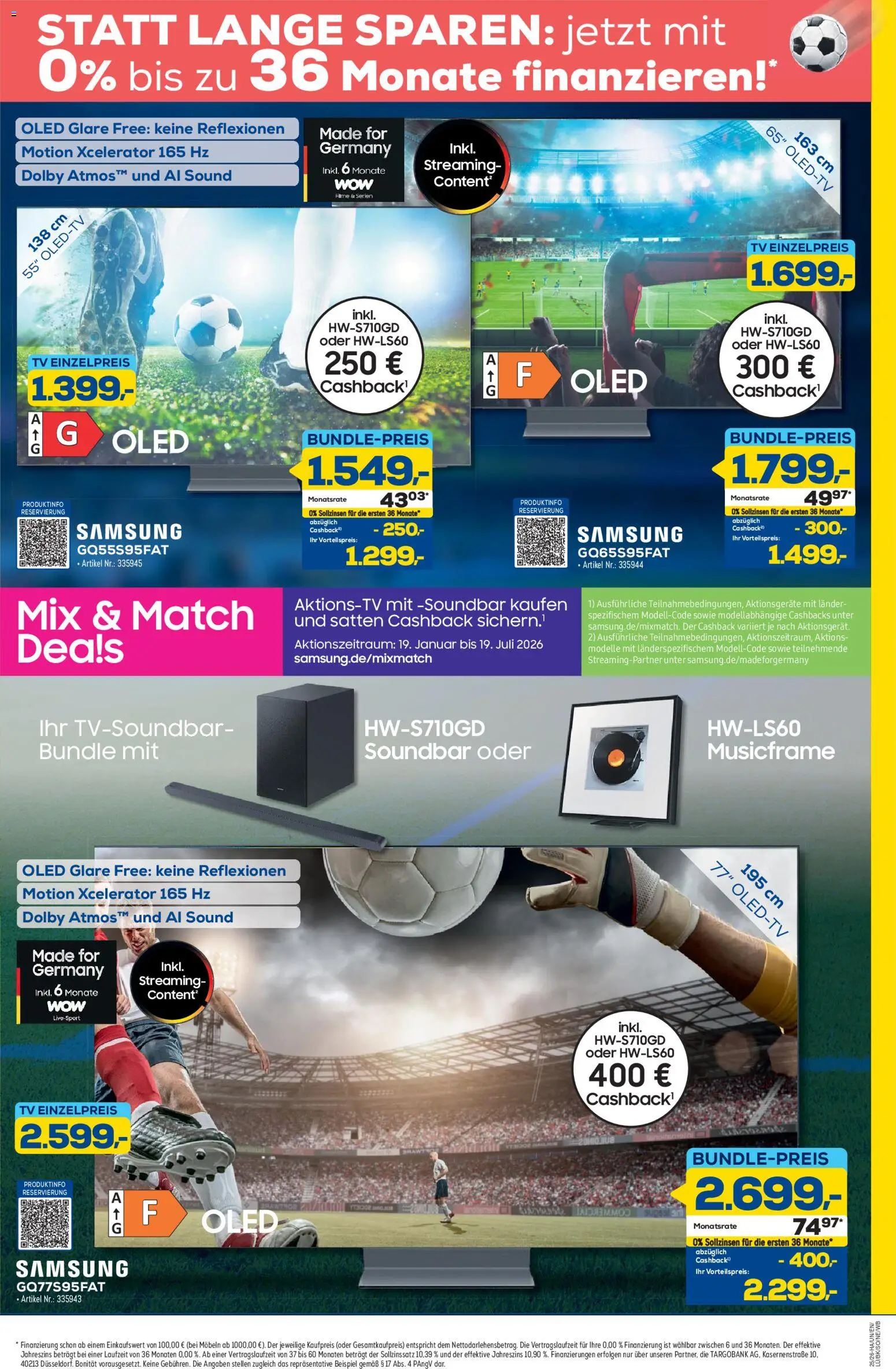Euronics Prospekt Berlet – gültig ab 11.06.2026 | Seite: 3 | Produkte: Samsung, Soundbar, TV