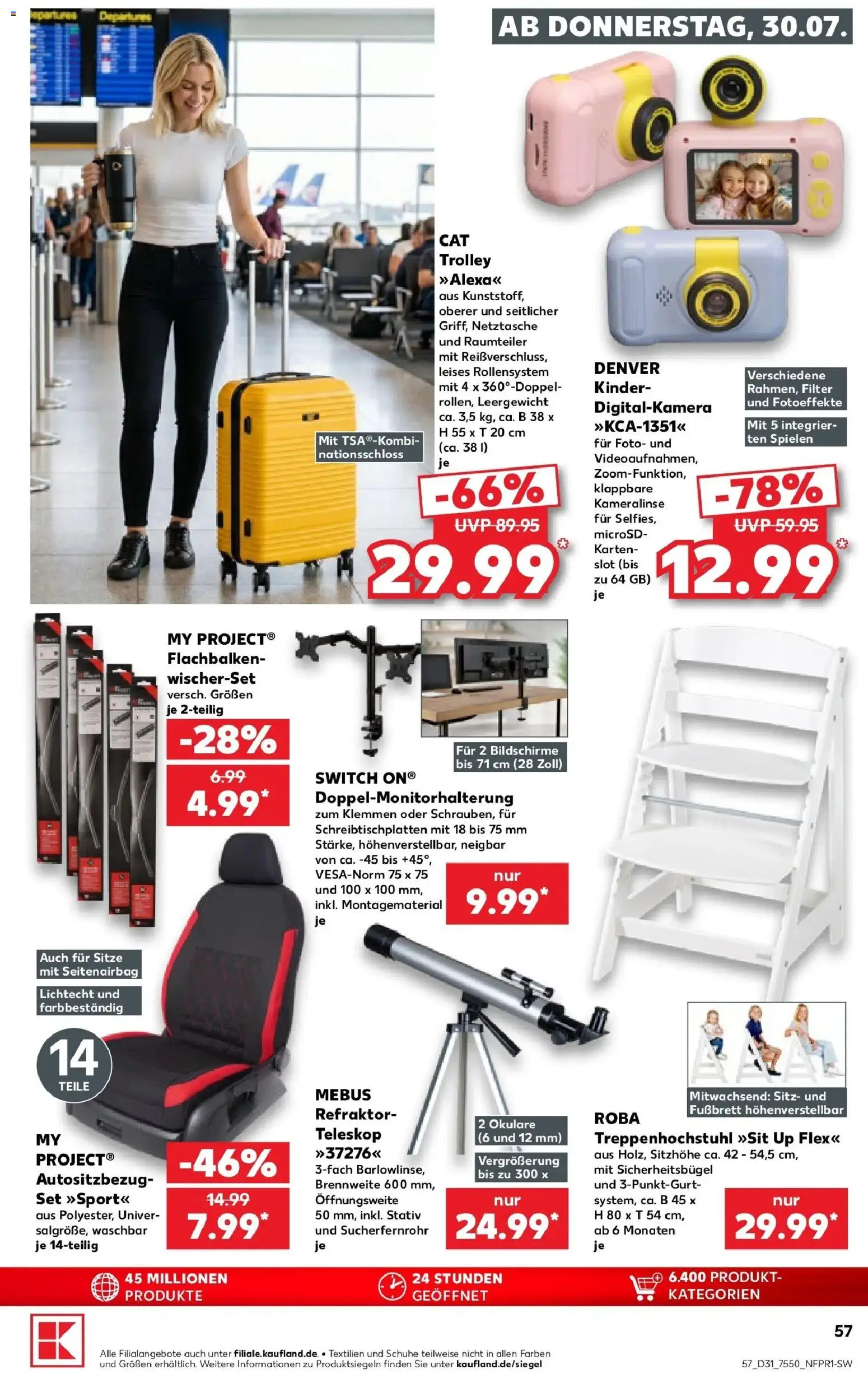 Kaufland Prospekt Oppenheim – gültig ab 27.07.2026 | Seite: 66 | Produkte: Raumteiler, Digitalkamera, Stativ