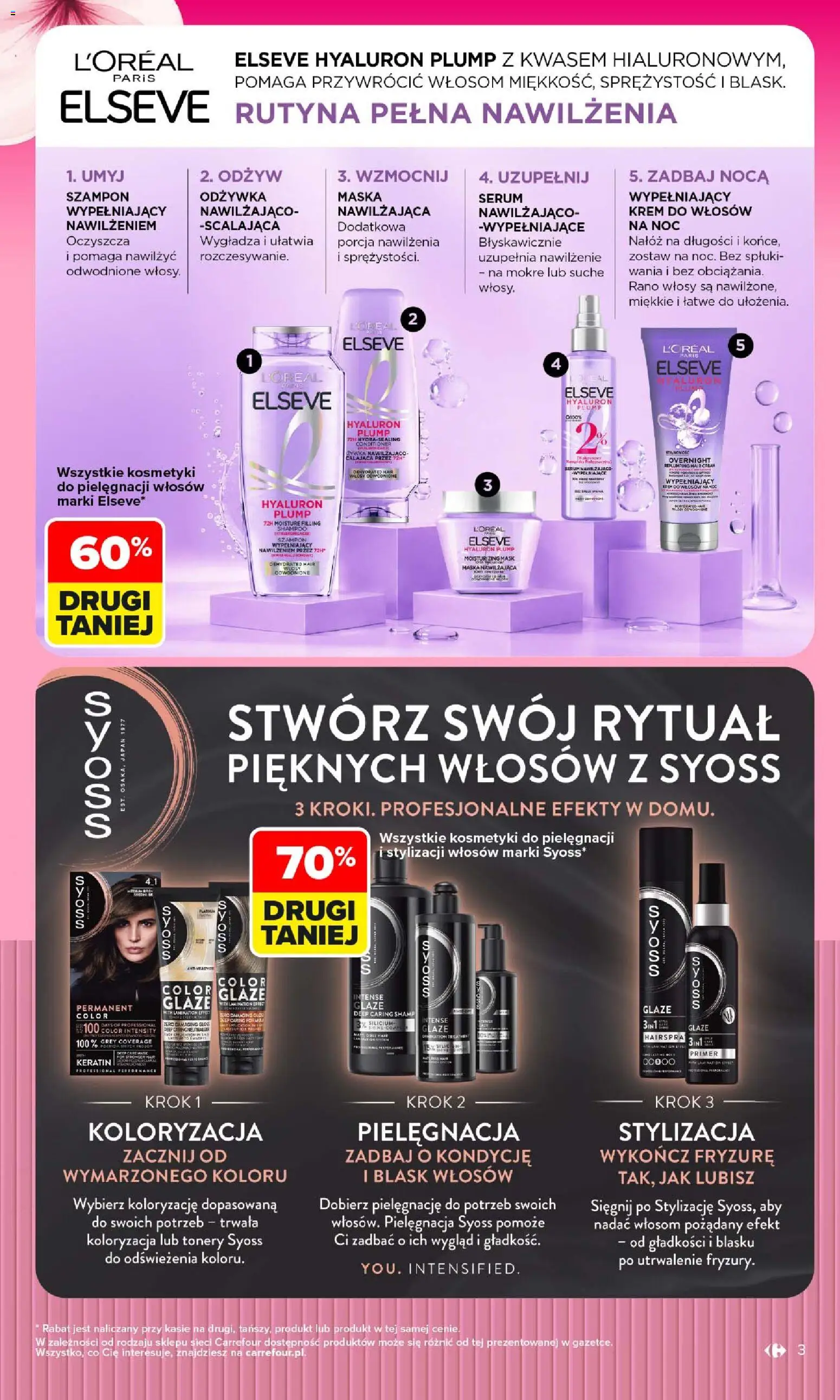Carrefour gazetka - Siebie znasz najlepiej od 07.09.2026 | Strona: 3 | Produkty: Kosmetyki, Por, Maska, Krem