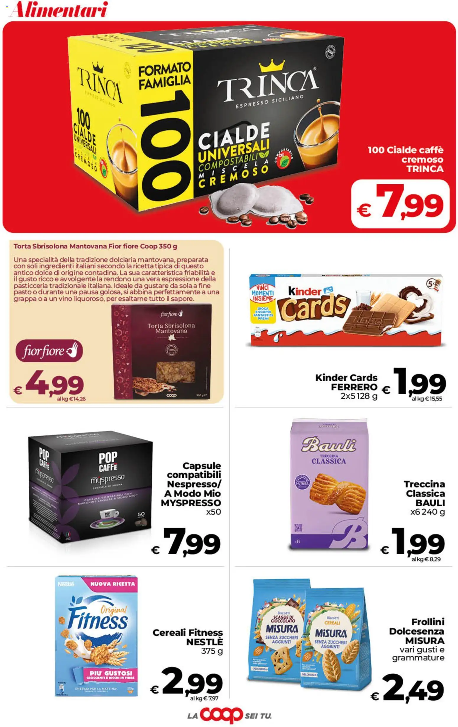Volantino COOP del 02/10/2026 | Pagina: 22 | Prodotti: Torta, Frollini, Grappa, Specialità