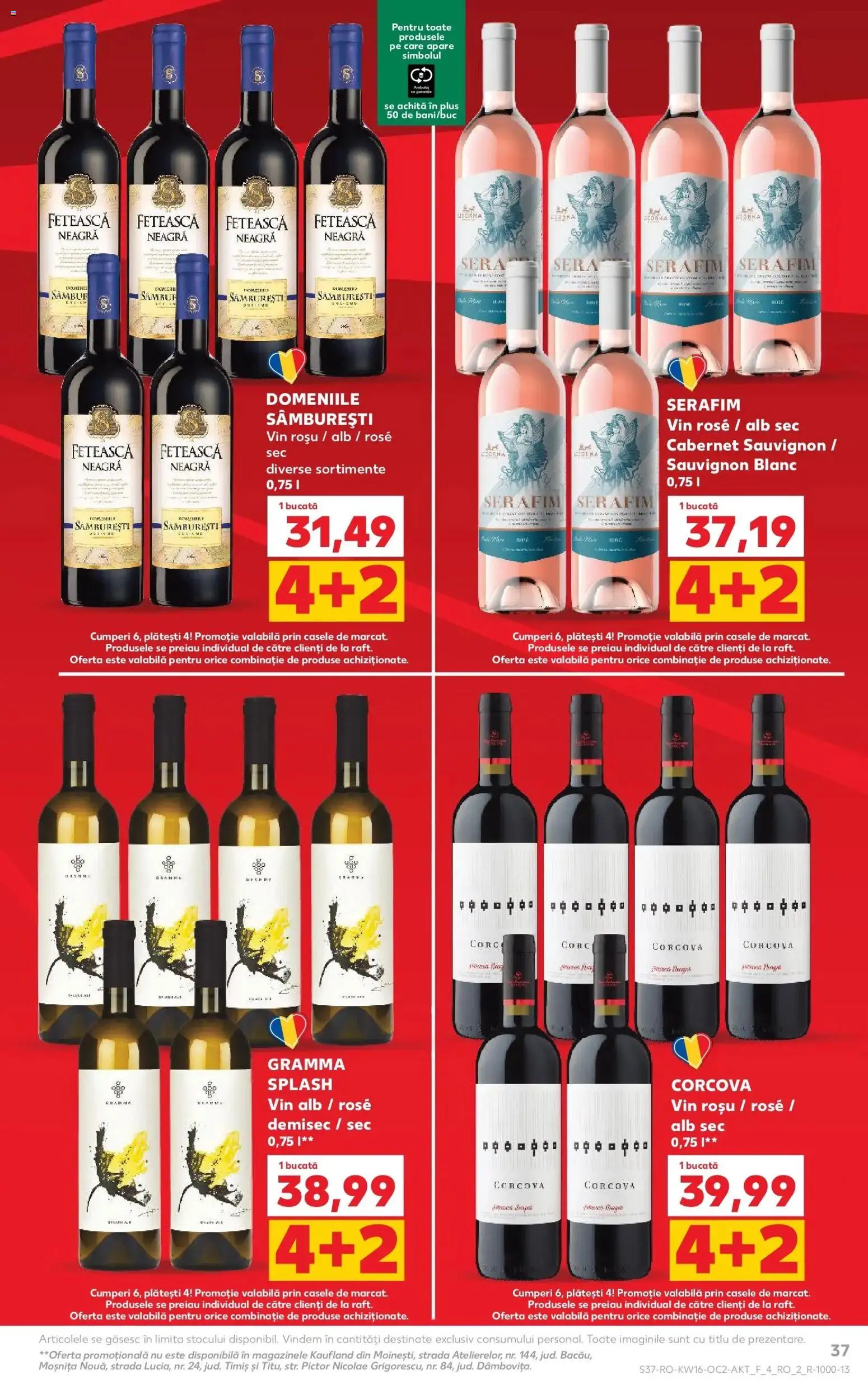 Noul catalog Kaufland – valabil de la 15.04.2026 | Pagină: 37 | Produse: Vin