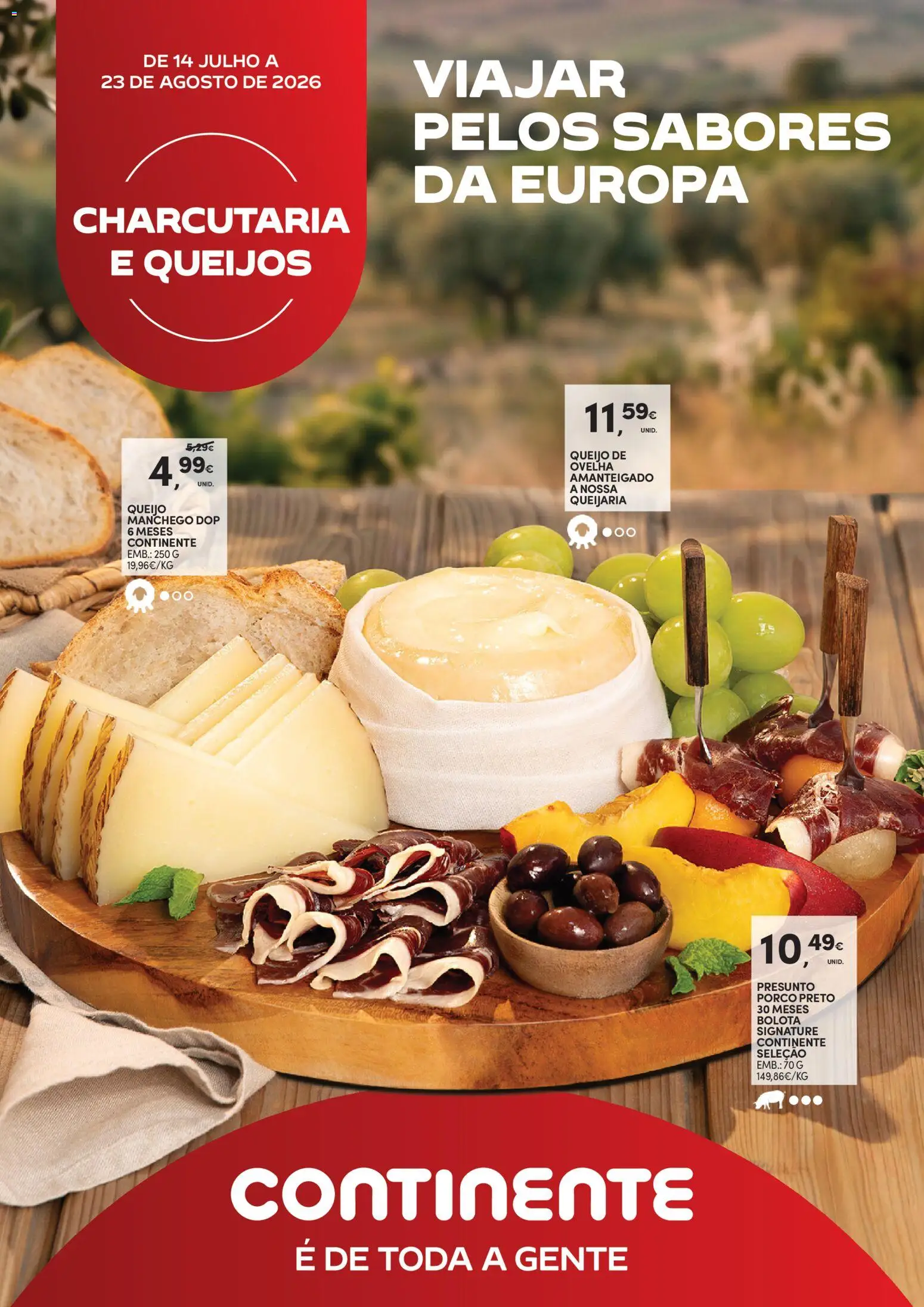 Continente - Charcutaria e Queijos » de 14/07/2026 catalogue cover
