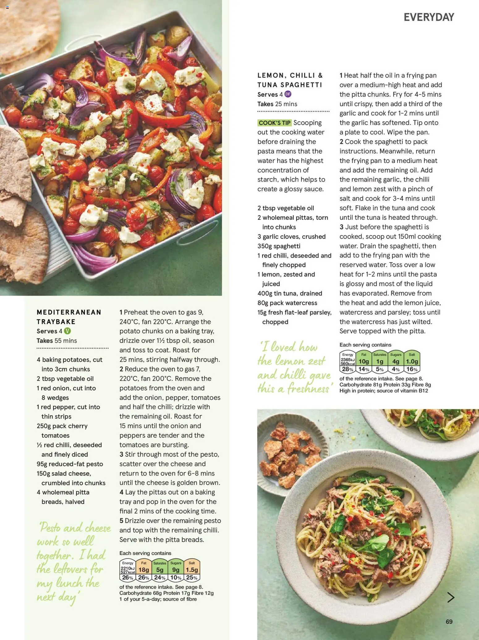 {H1} | Page: 69 | Products: Garlic, Tomatoes, The oven, Lemon