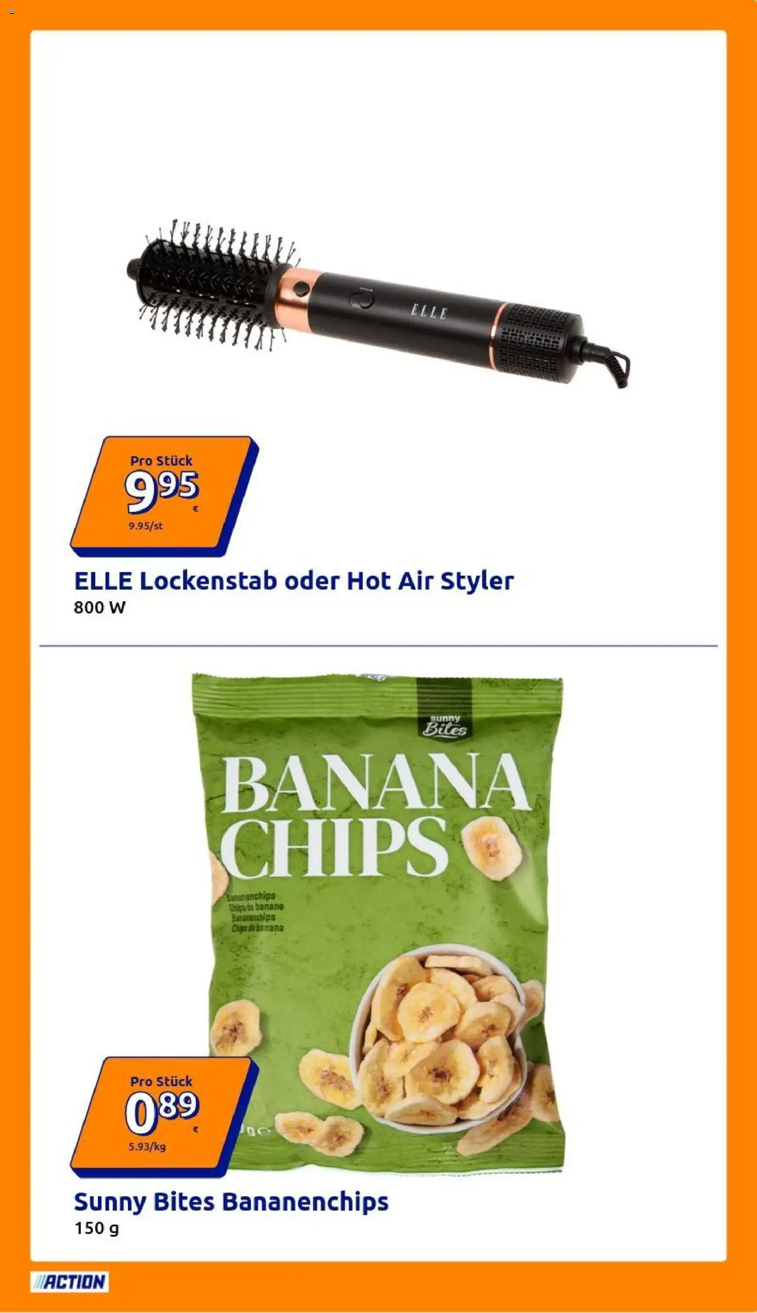 Action Prospekt – gültig ab 15.07.2026 | Seite: 9 | Produkte: Lockenstab, Chips