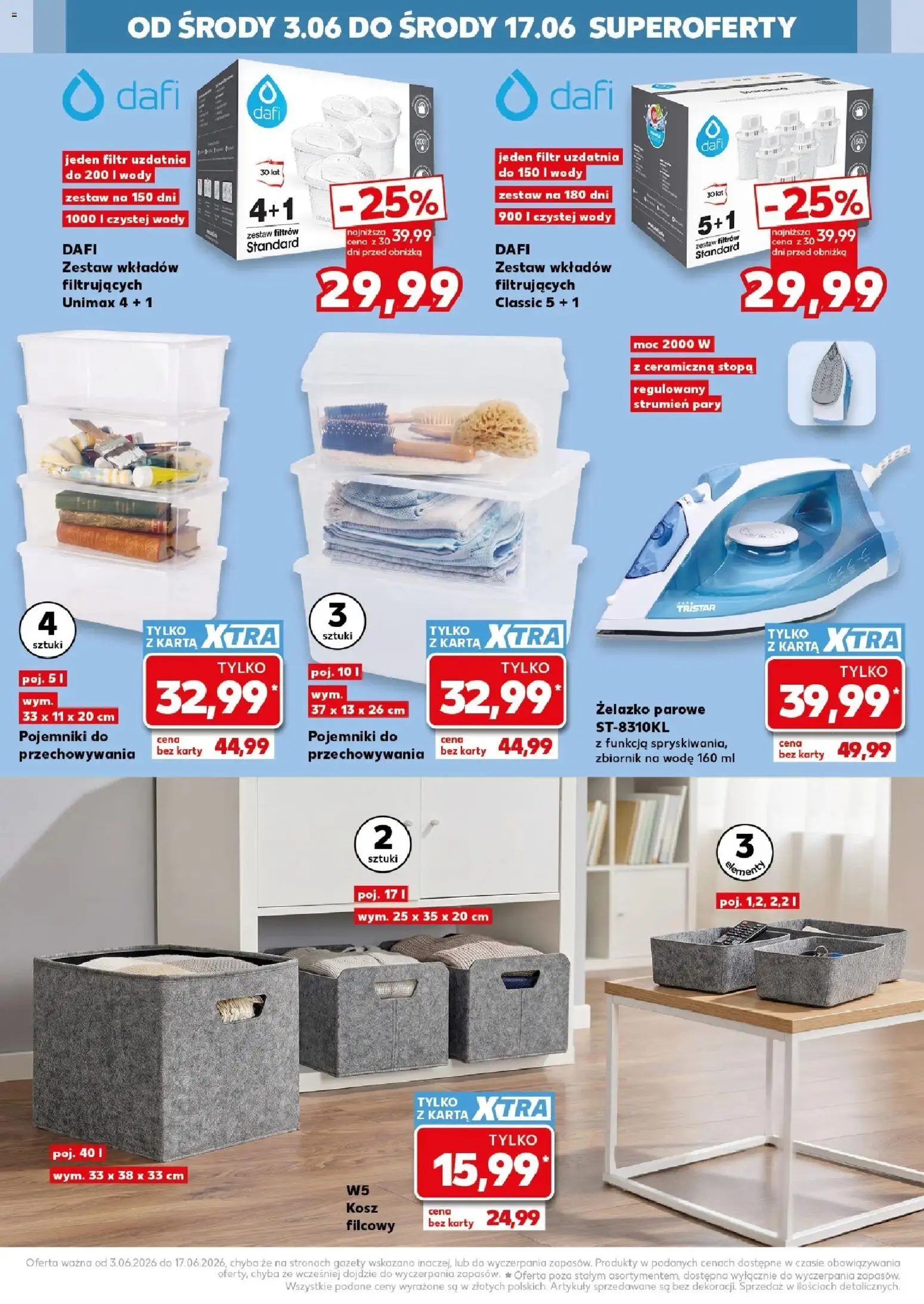 Kaufland gazetka - Złap Okazje od 03.06.2026 | Strona: 18 | Produkty: Karta, Kosz