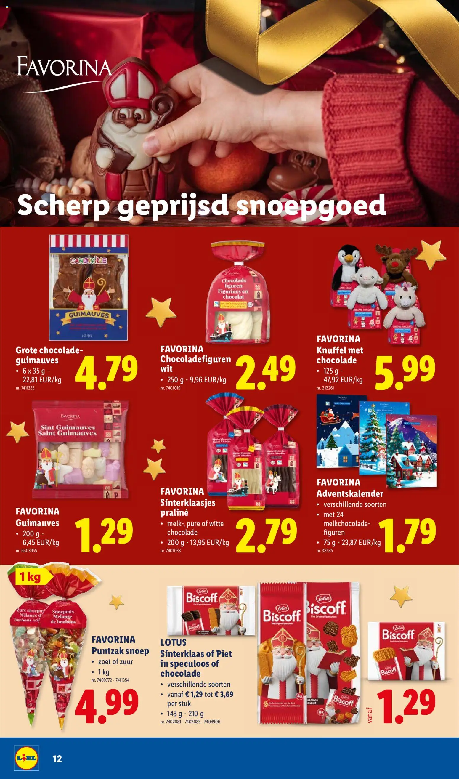 {H1} | Pagina: 12 | Producten: Snoepgoed, Lotus, Snoep, Chocolade