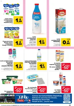 Vista previa Preparado lácteo Nueces, Avena o Almendras Omega 3 PULEVA, Preparado lácteo Nueces, Avena o Almendras Omega 3 PULEVA 1L válido desde el 10/09/2026 | Página: 25 | Productos: Omega, Almendras, Bebidas, Mantequilla