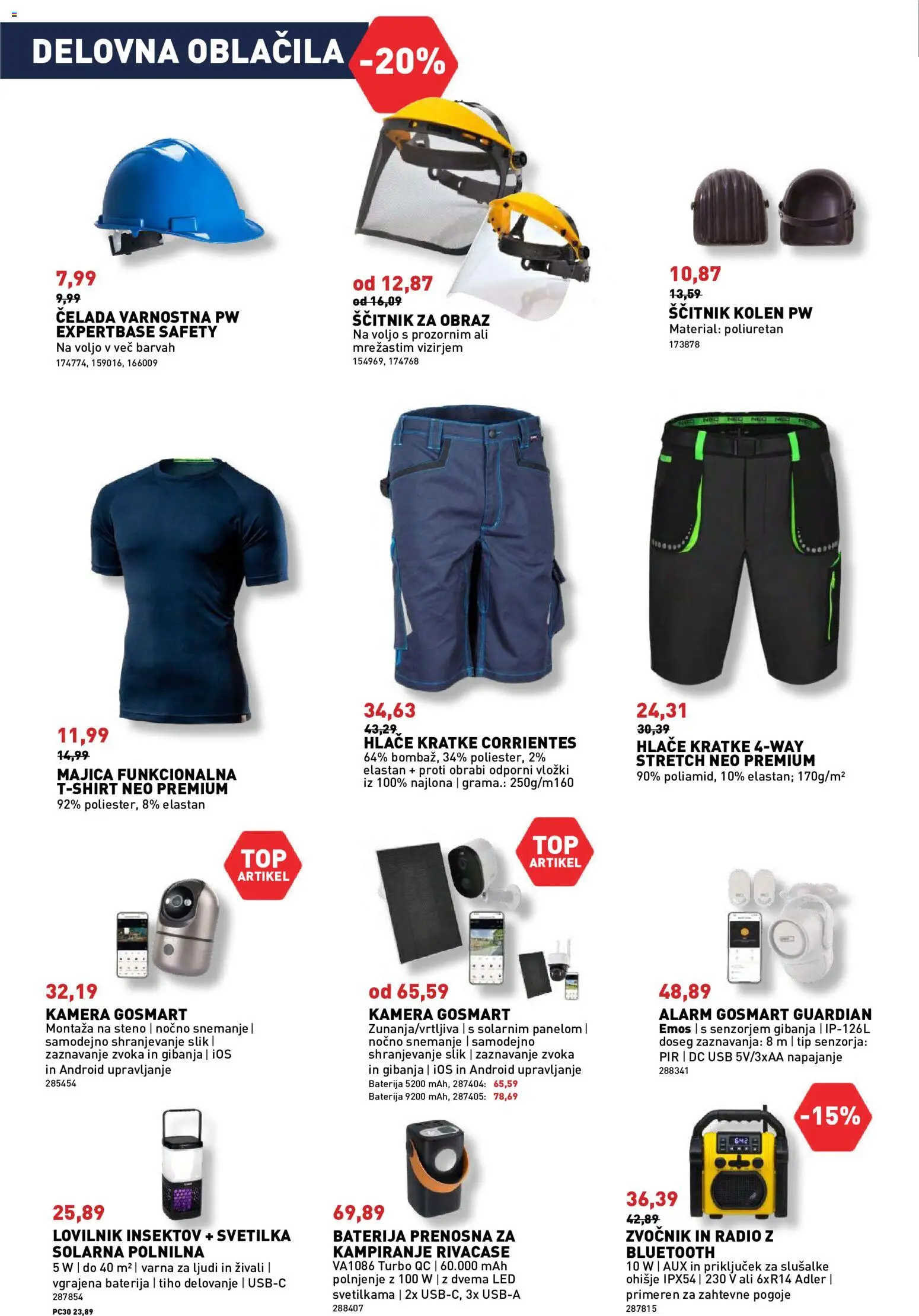 Novi Inpos katalog ponudbe – veljaven od 09.07.2026 | Stran: 24 | Izdelki: Radio, Zvocnik, Usb, Majica