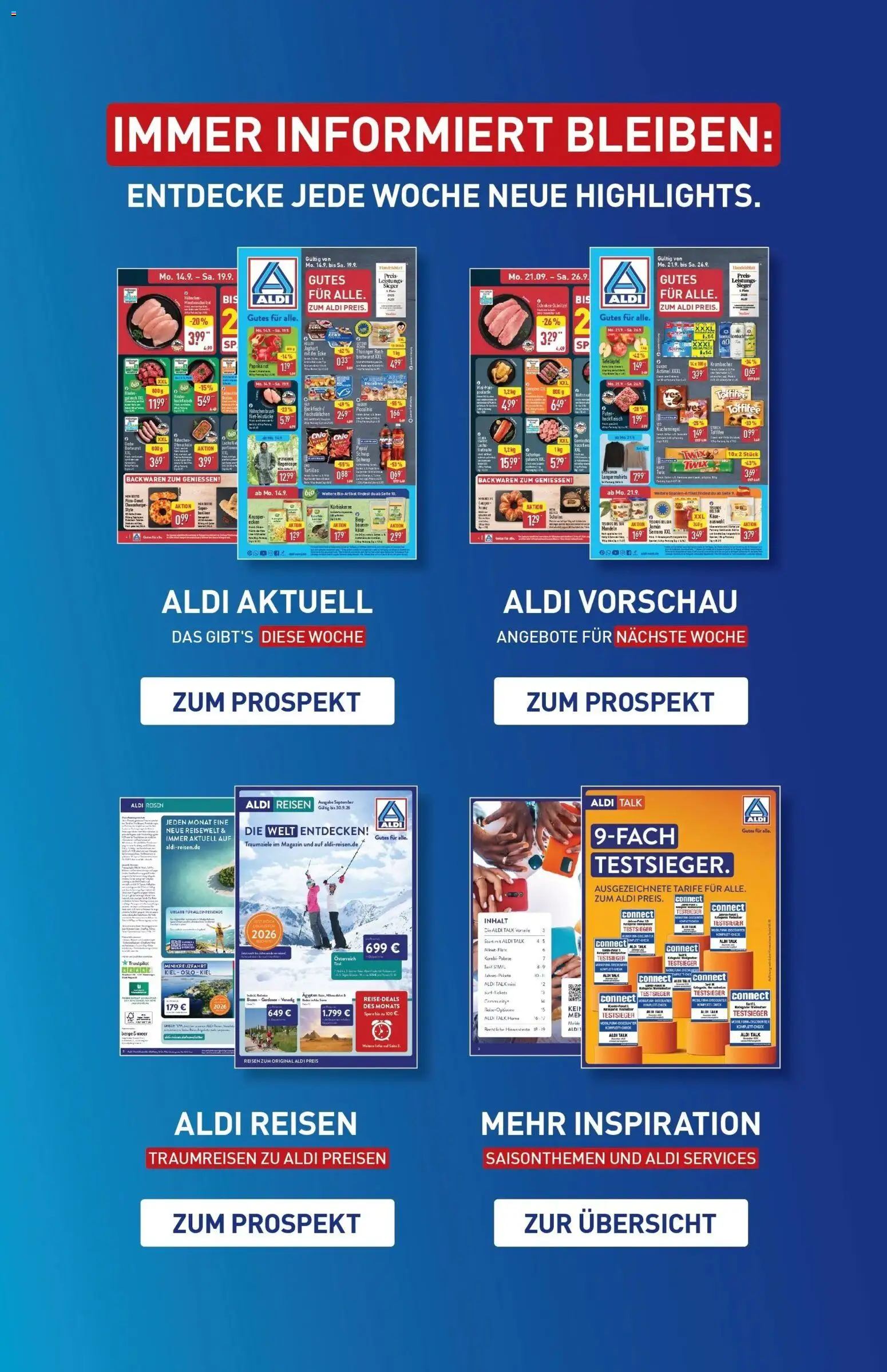 Aldi Aktueller Prospekt (ab 21.09.2026) » Angebote Online | Seite: 41 | Produkte: Käse, Paprika rot, Krombacher, Hackfleisch