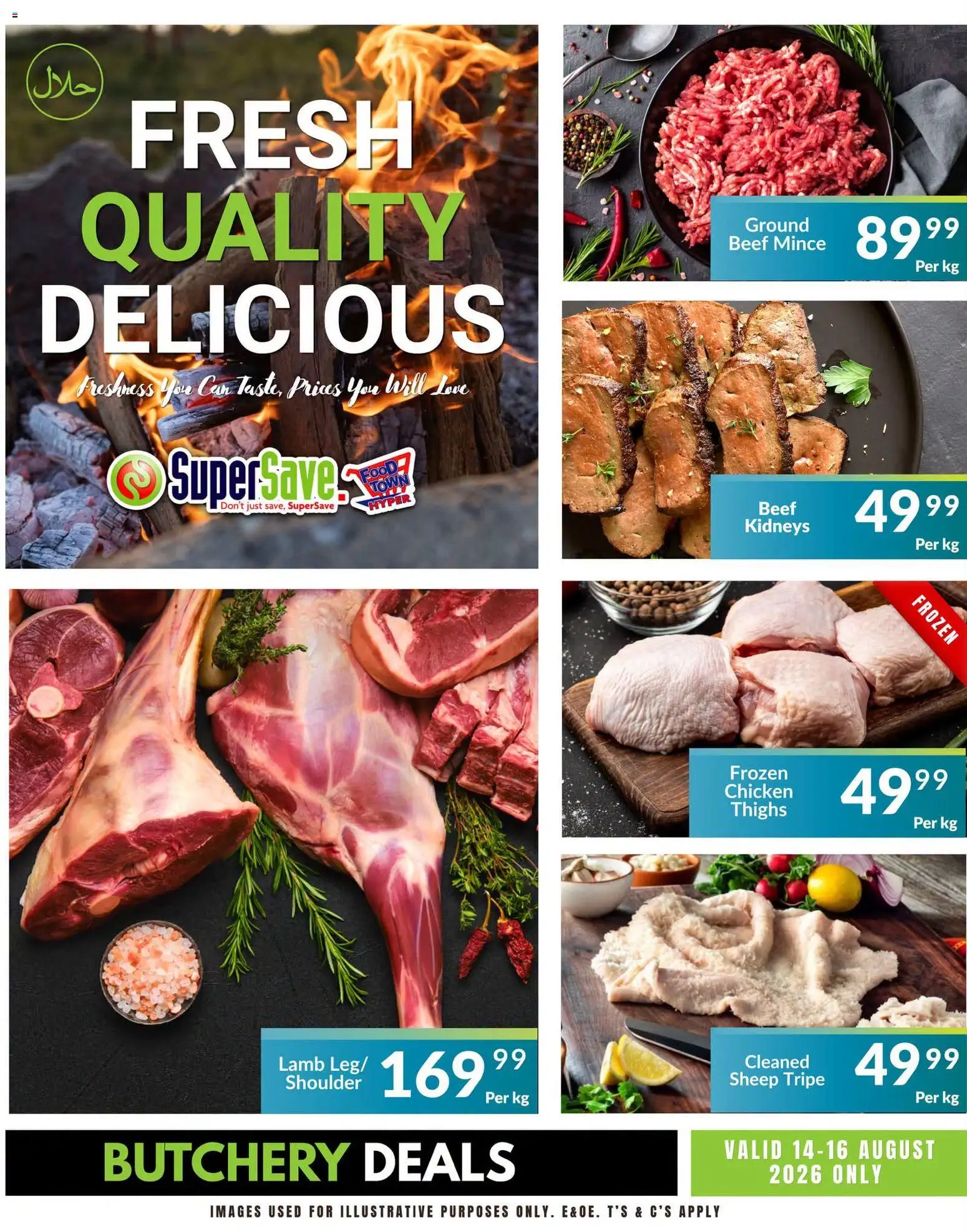 New Super Save catalogue – valid from 16/08/2026 | Page: 9 | Products: Chicken, Thighs, Beef
